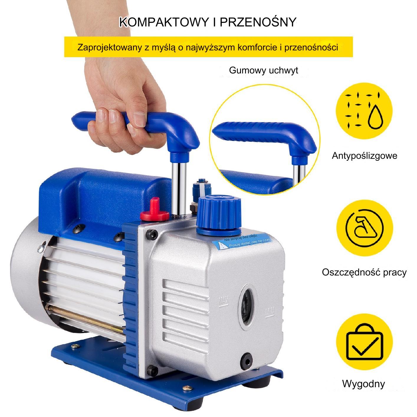Próżniowa pompa do klimatyzacji 254 l/min - obrazek 5