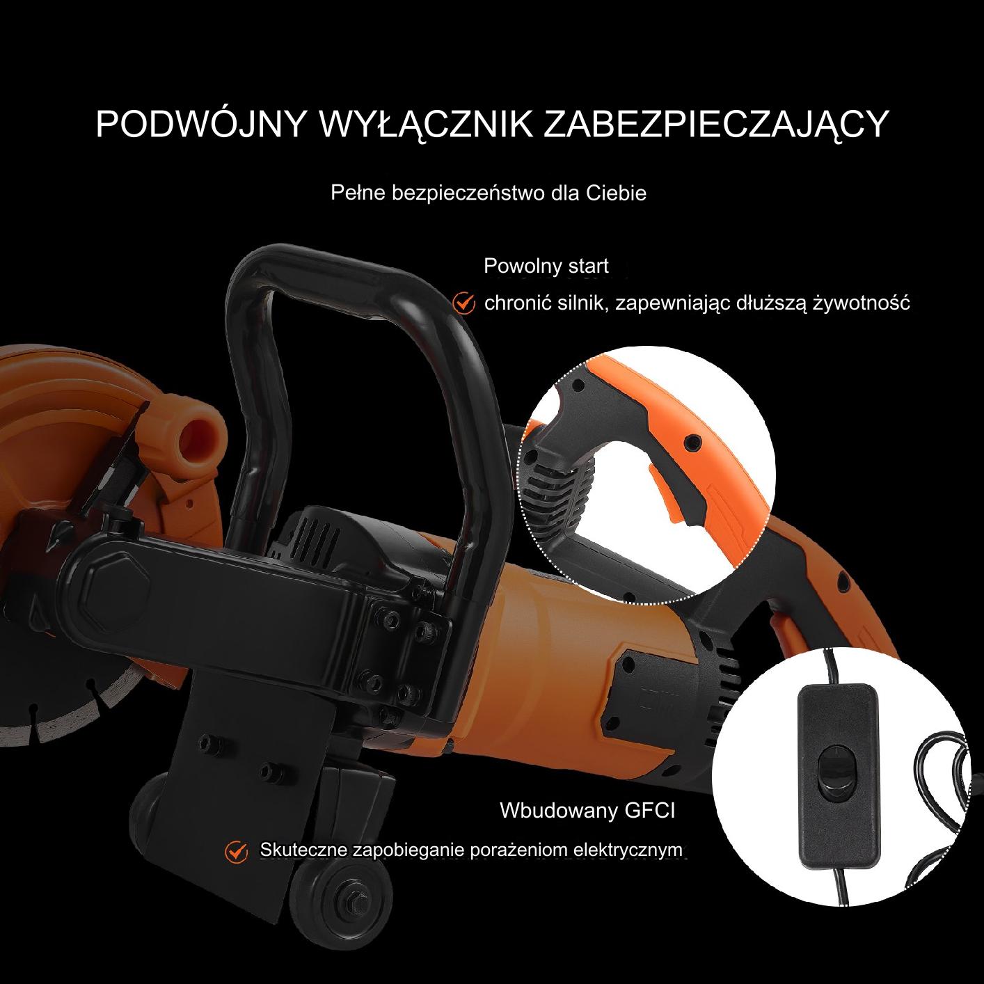 Elektryczna Piła do Cięcia Betonu na Mokro/Sucho - obrazek 6