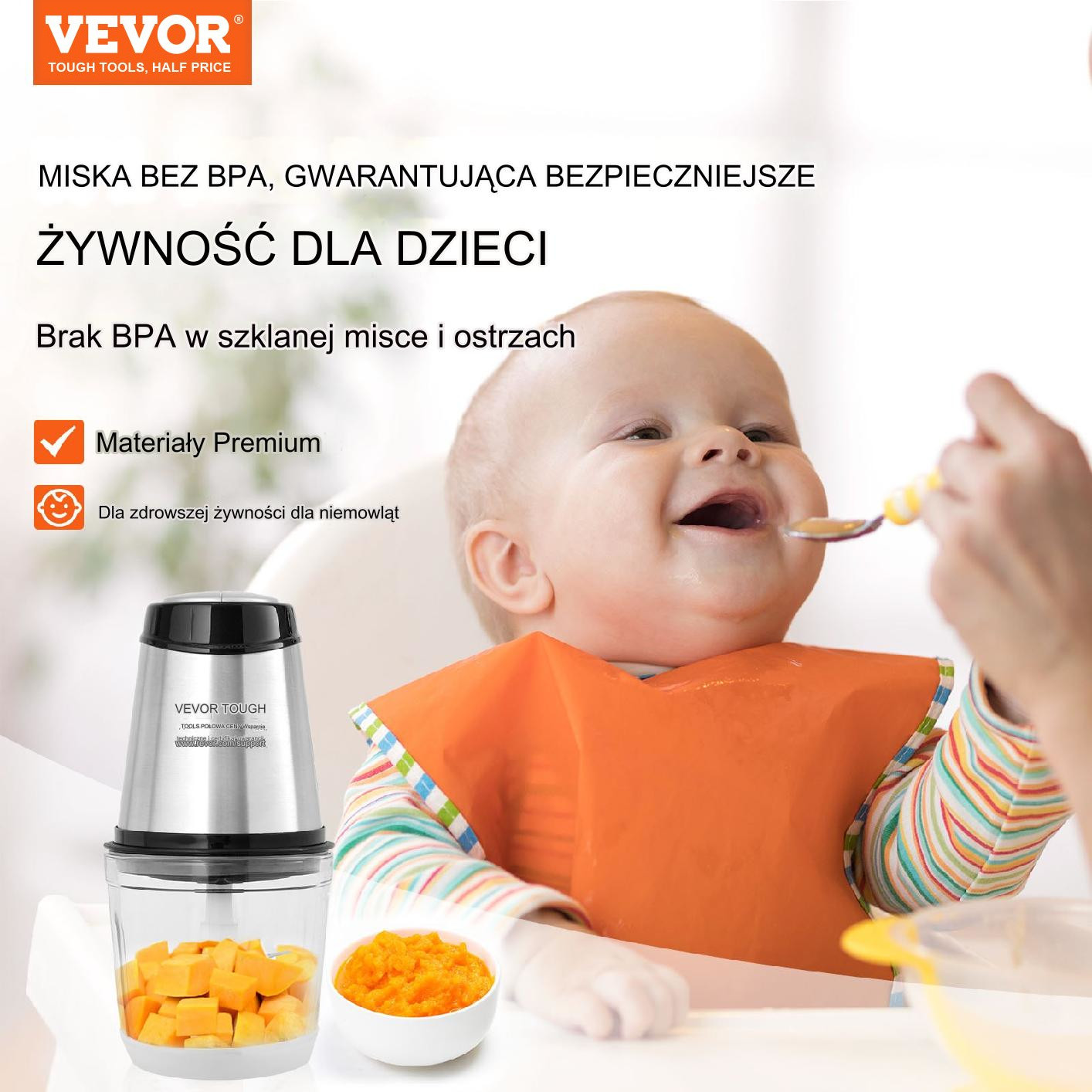 Rozdrabniacz Żywności Siekacz Kuchenny 400W 0,6L - obrazek 3