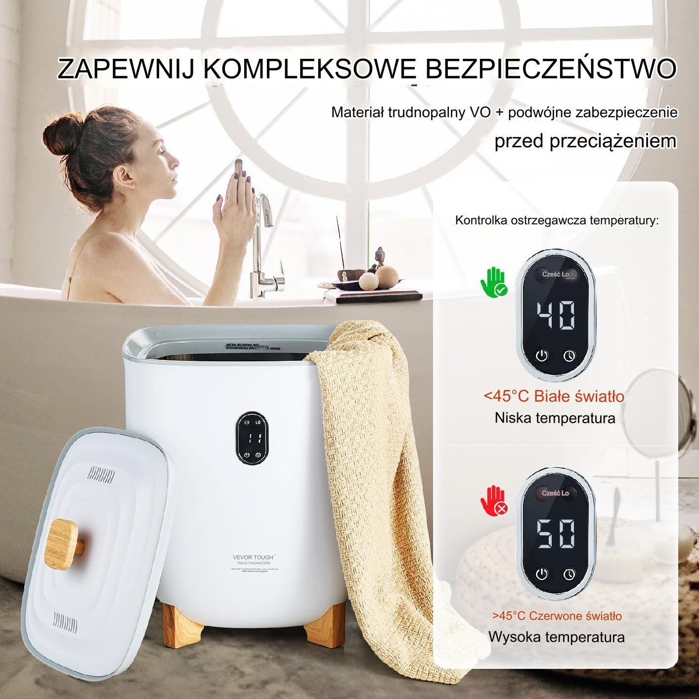 Podgrzewacz do ręczników 25 L Timer + Ekran LED - obrazek 5