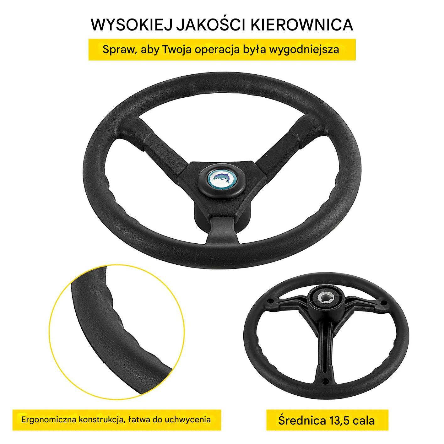 Zestaw do sterowania łodzią silnik zaburtowy pompa cylinder 300 KM - obrazek 6