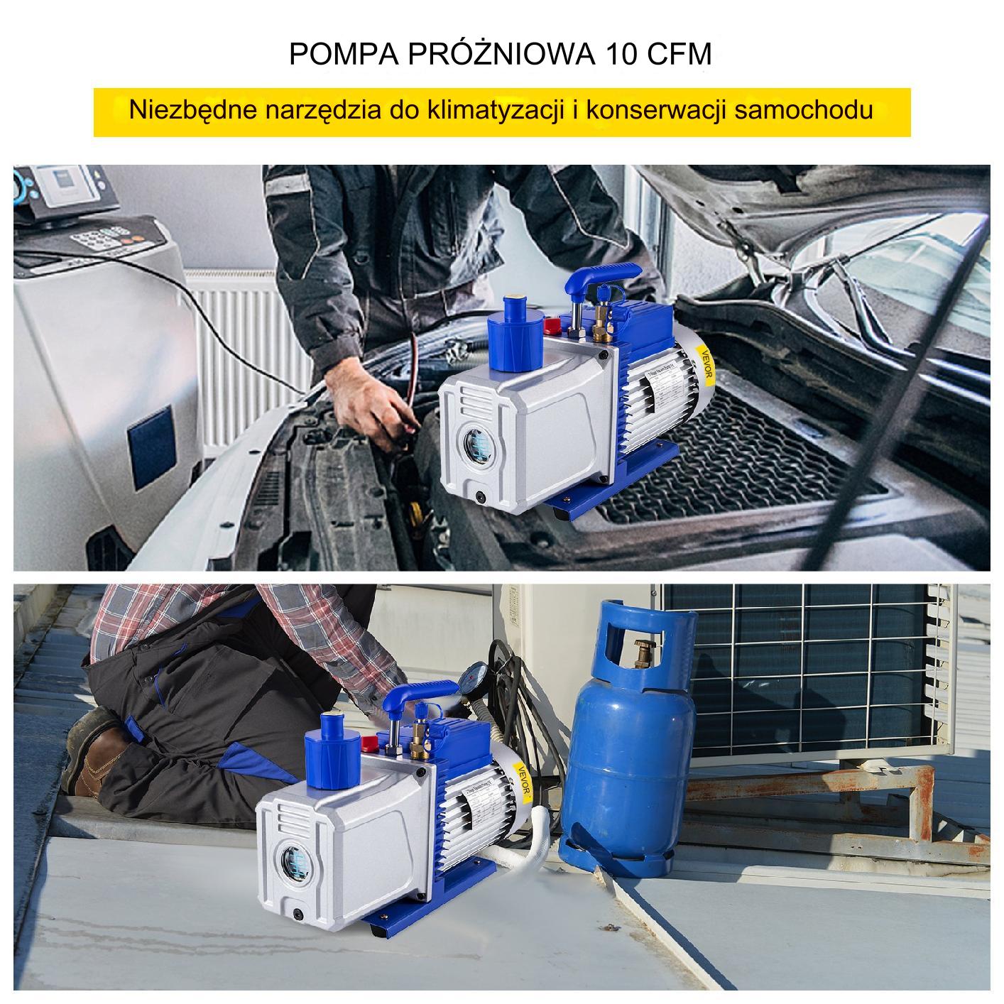 Próżniowa pompa do klimatyzacji 254 l/min - obrazek 7