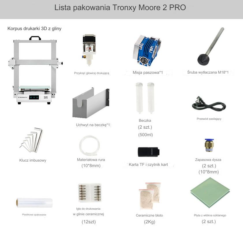 Tronxy Moore 2 Pro Drukarka 3D - obrazek 7