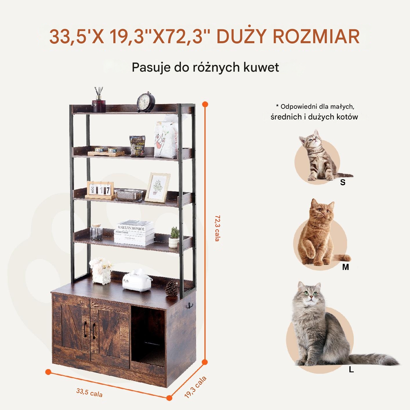 Obudowa na Kuwetę z Czterema Półkami - obrazek 3