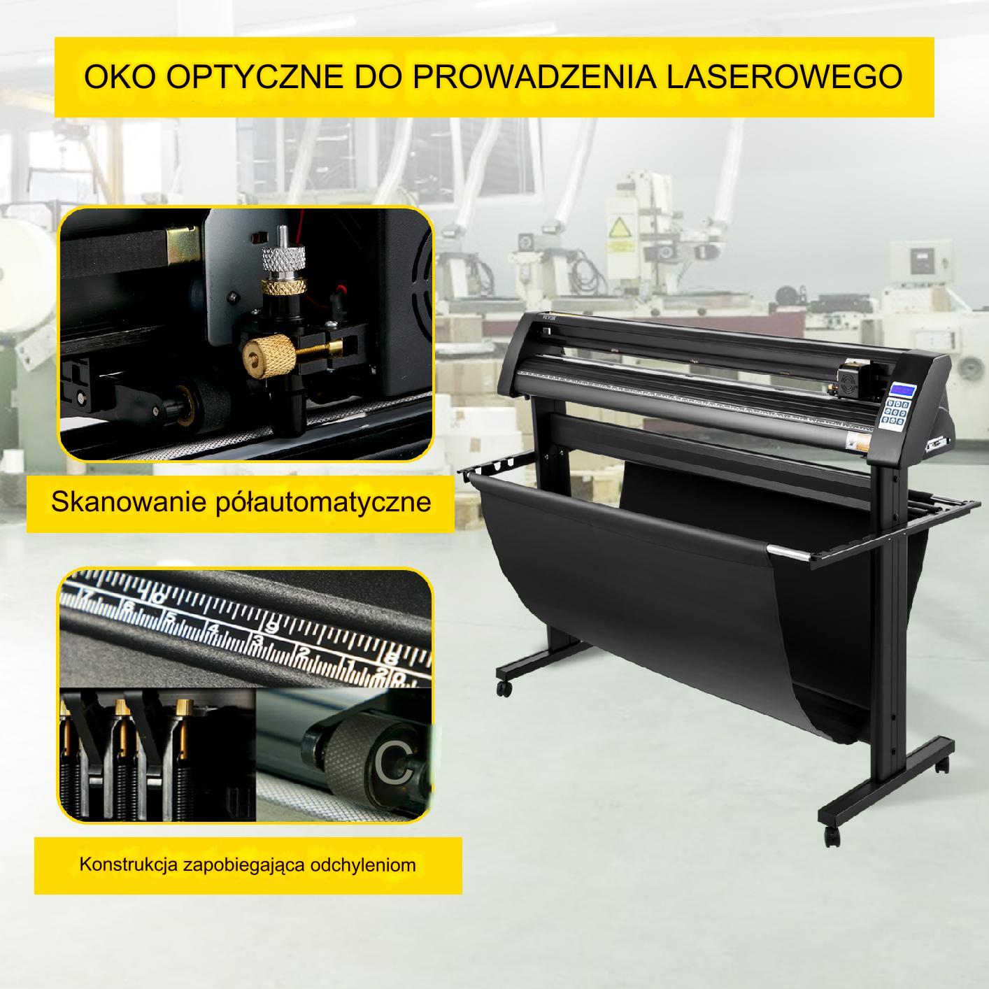 Ploter Tnący 1350mm z Podstawką, Ekran LED, Kompatybilny z Mac/Windows - obrazek 4