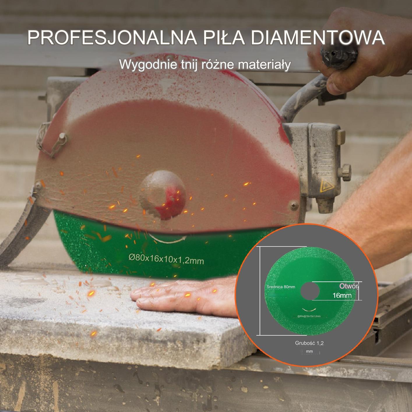 Wiertło diamentowe koronowe 108mm do betonu cegły głębokość 35cm - obrazek 7