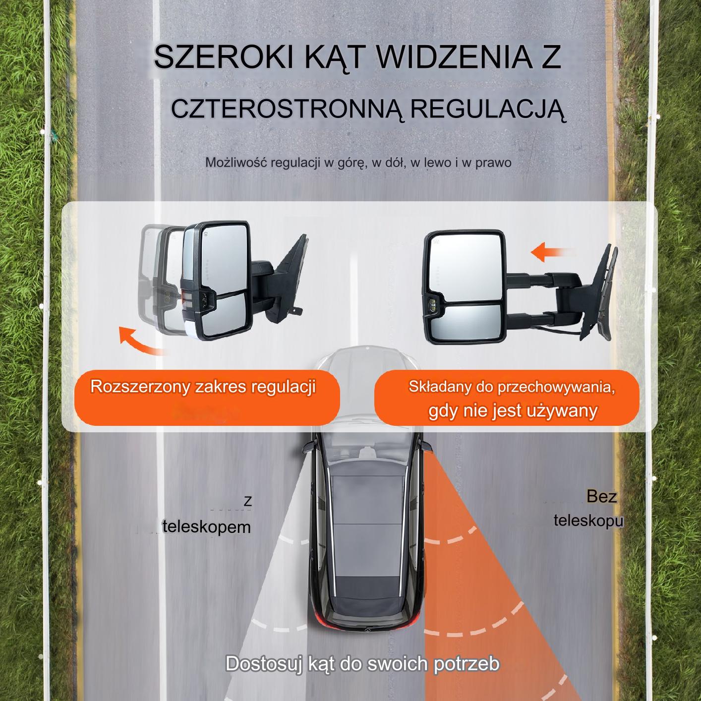 Podgrzewane Lusterka Holownicze do Chevrolet Silverado (2007-2014) - obrazek 3