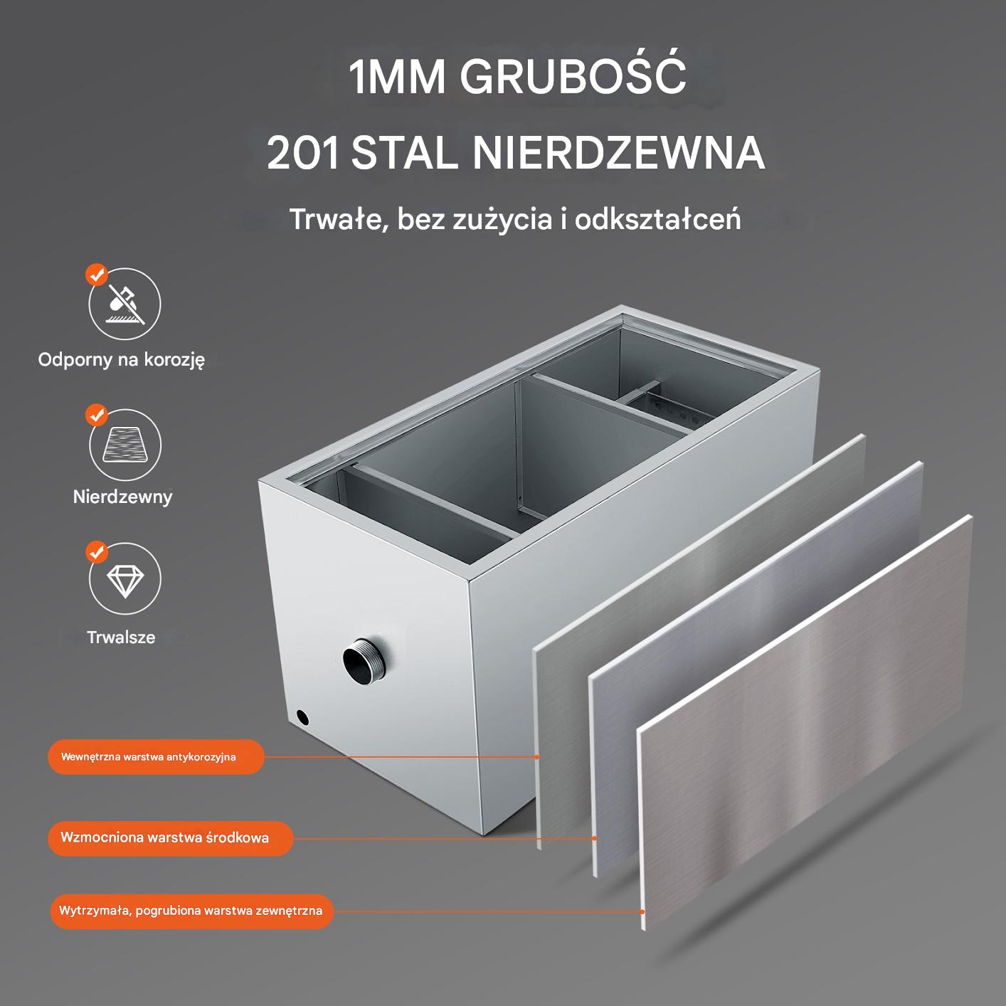 Komercyjny Separator Tłuszczu 11 kg - obrazek 3