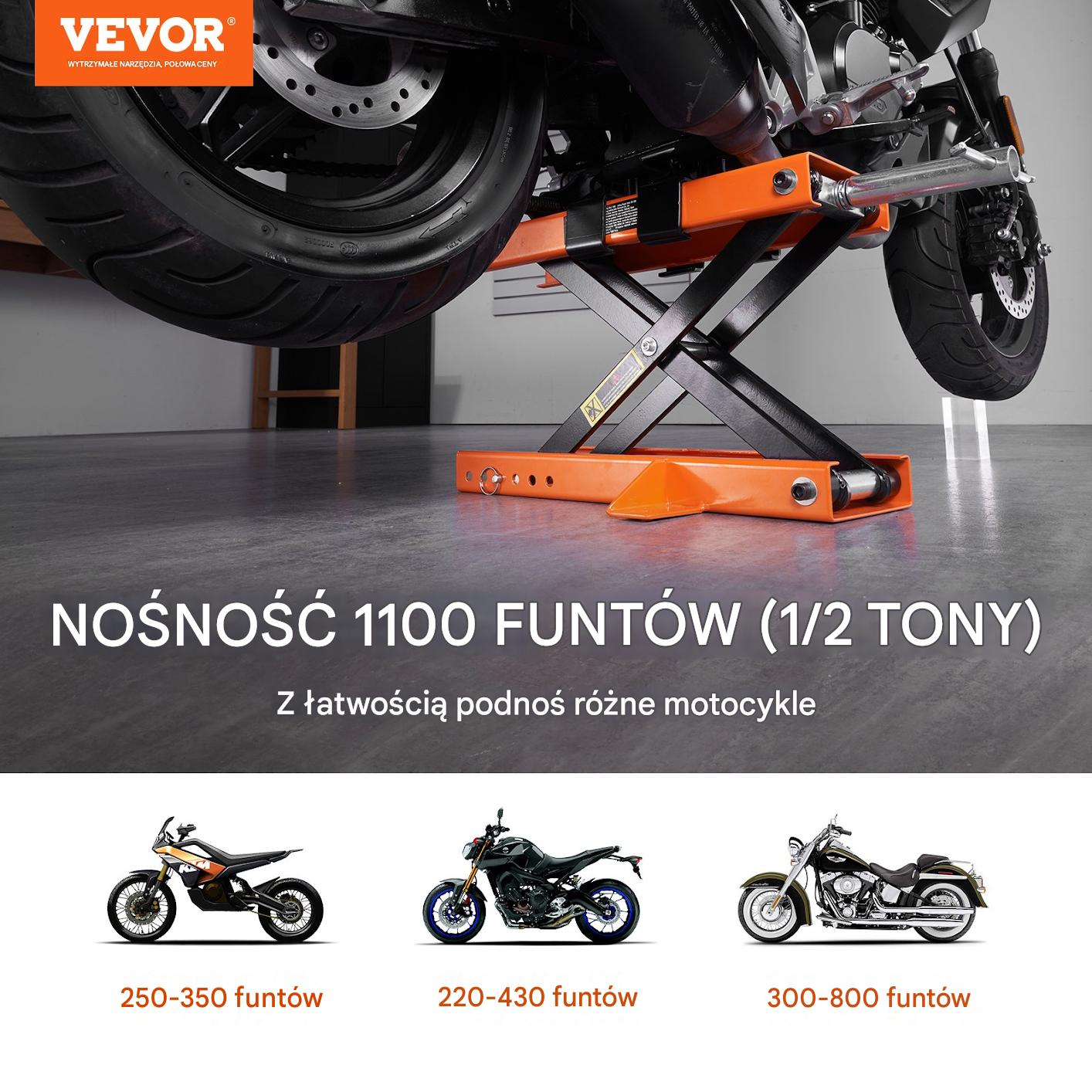Podnośnik motocyklowy 500 kg do Motoru Motocykli - obrazek 7