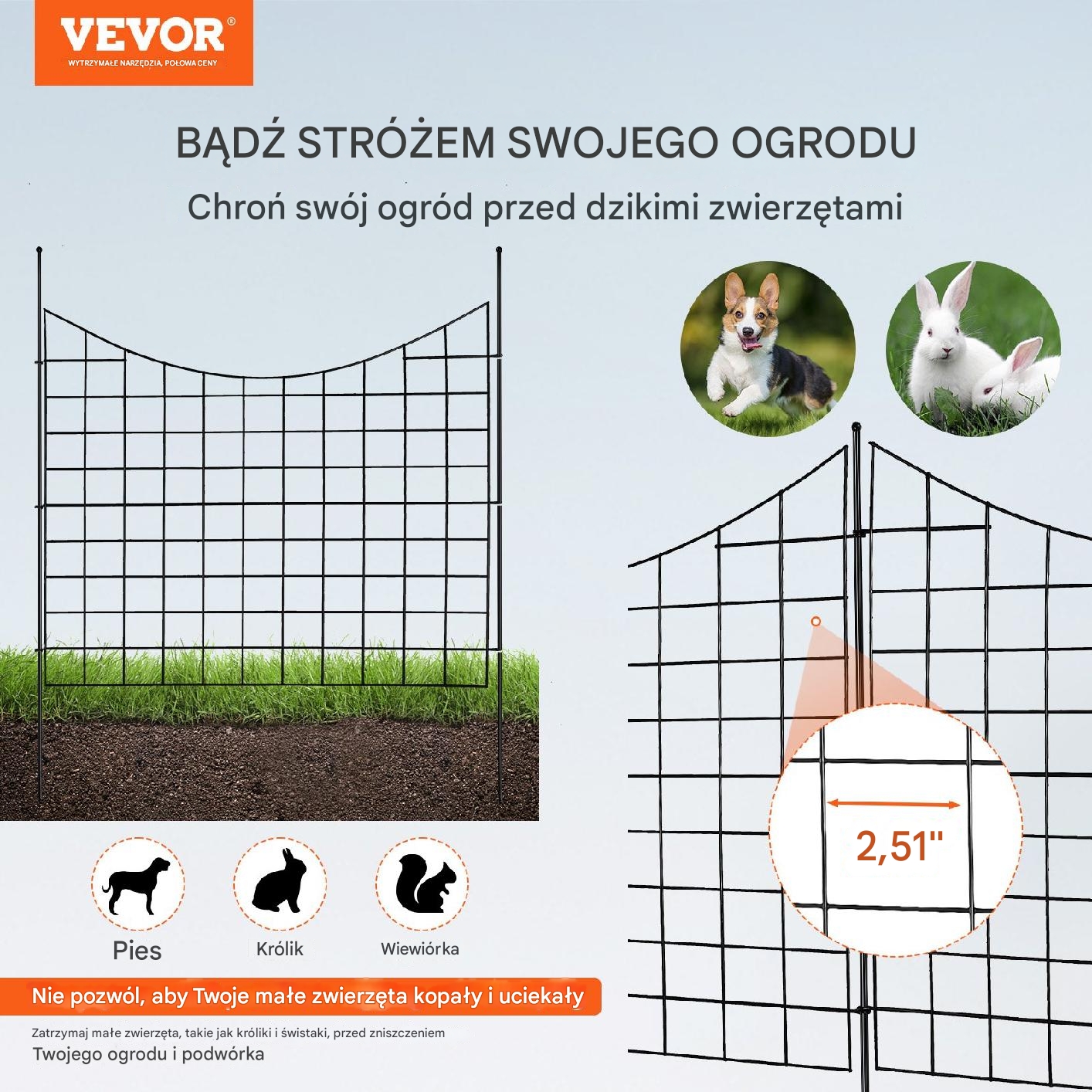 Płot Ogrodowy 5 Części 75 x 93 cm - obrazek 7
