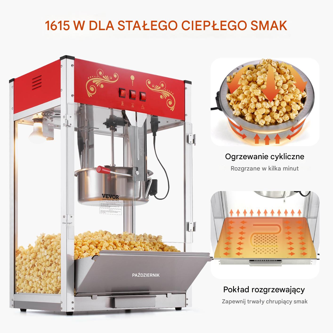 Maszyna do Popcornu 1615 W - obrazek 3