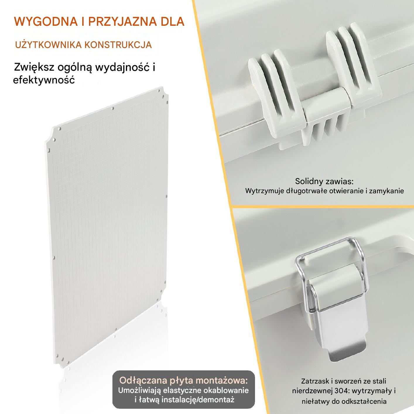 Zewnętrzna Skrzynka Elektryczna 35 x 25 x 15 cm - obrazek 5