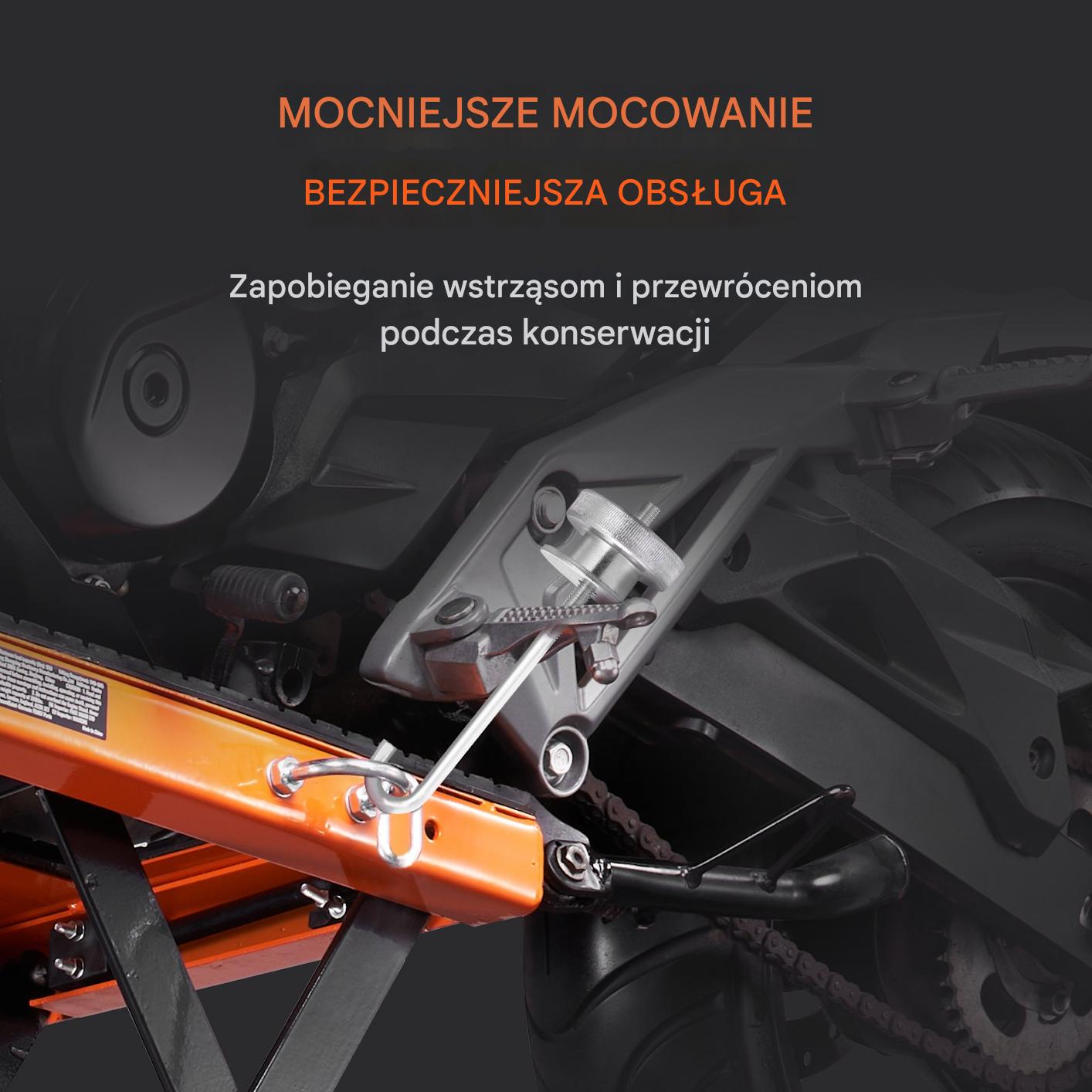 Podnośnik motocyklowy hydrauliczny 158 kg do Motoru Motocykli - obrazek 5