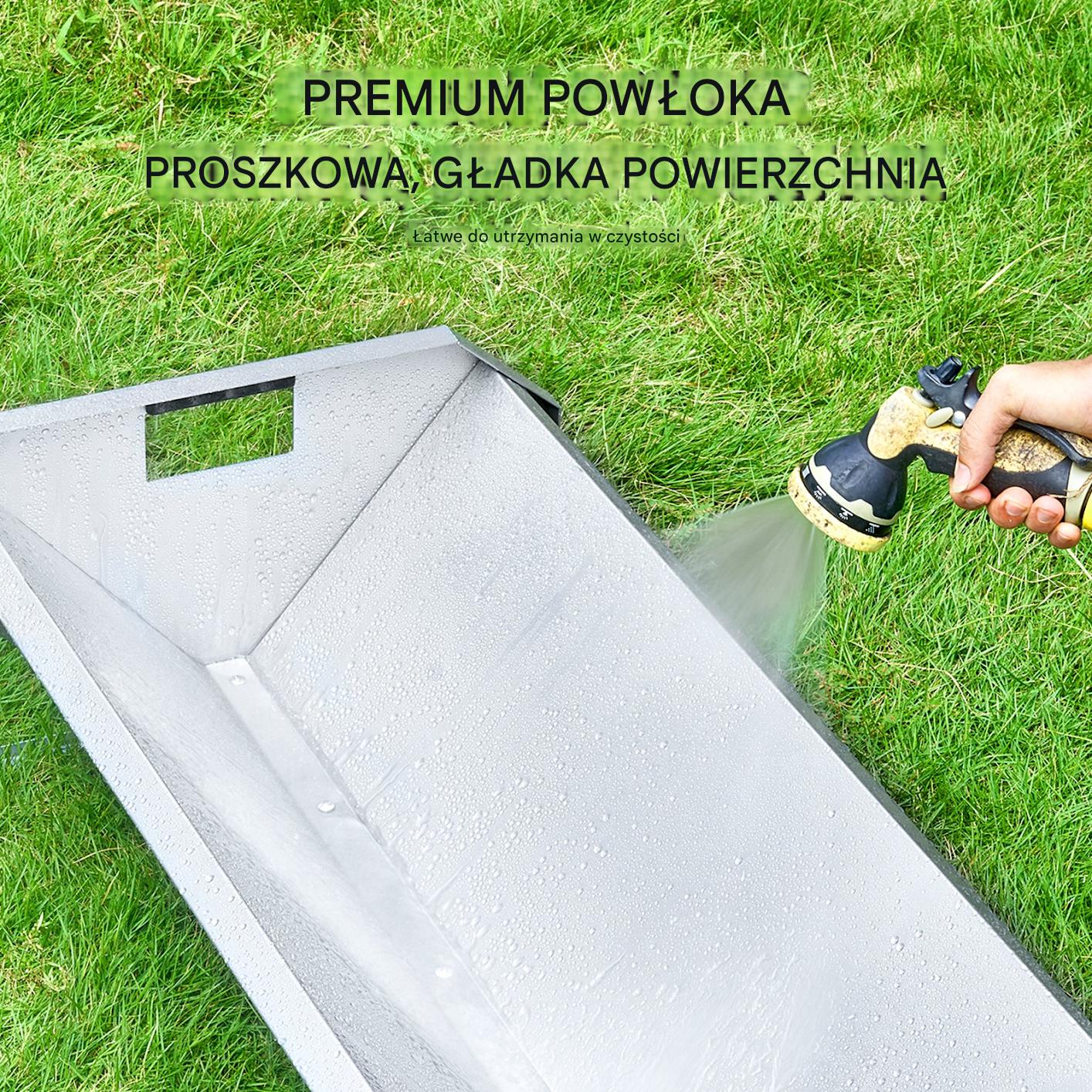 Karmidło dla Zwierząt Hodowlanych 83 litrów 45° koryto dla 10 Owiec - obrazek 5