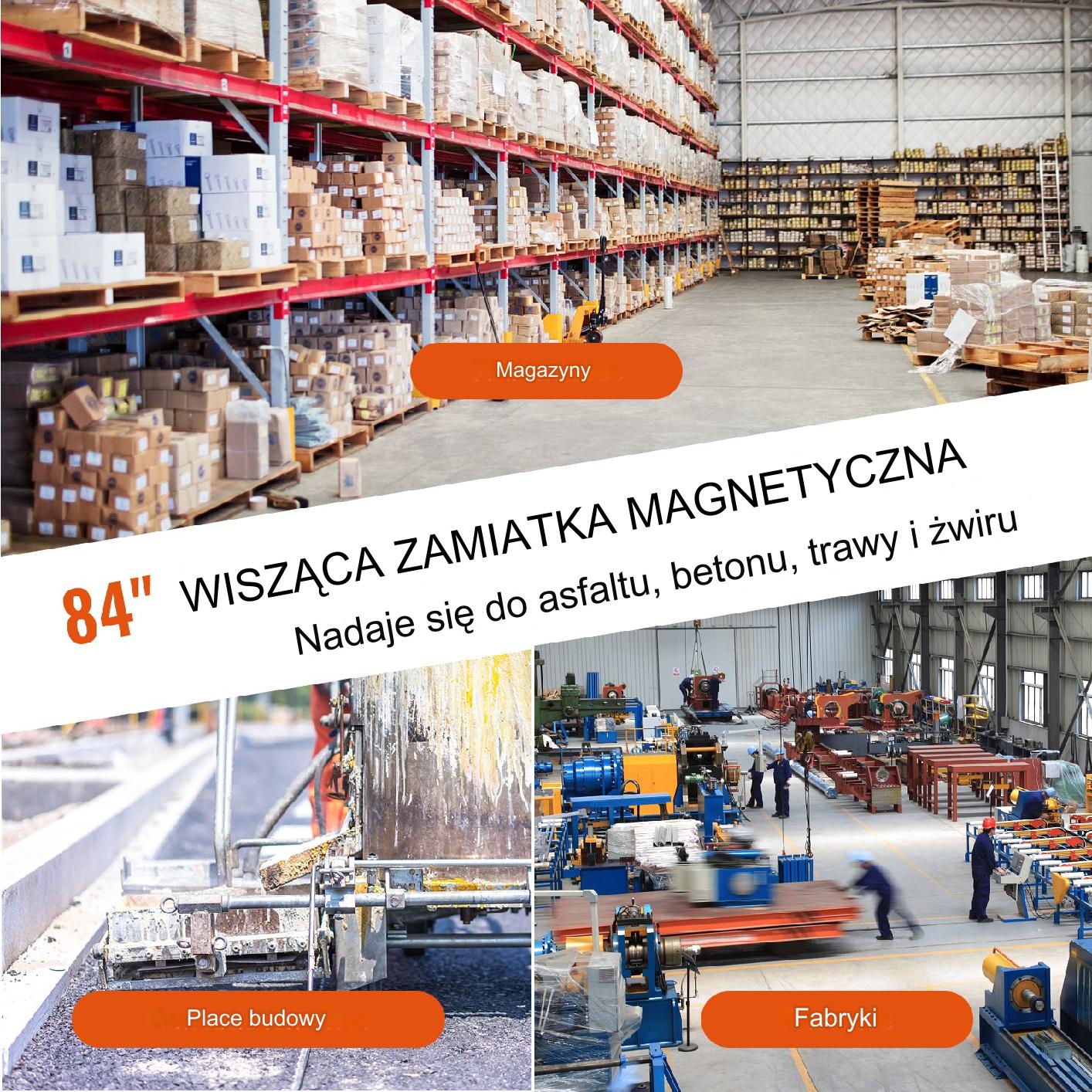 MIOTŁA MAGNETYCZNA ZAMIATARKA OPIŁKÓW WIÓRÓW 213 cm - obrazek 6