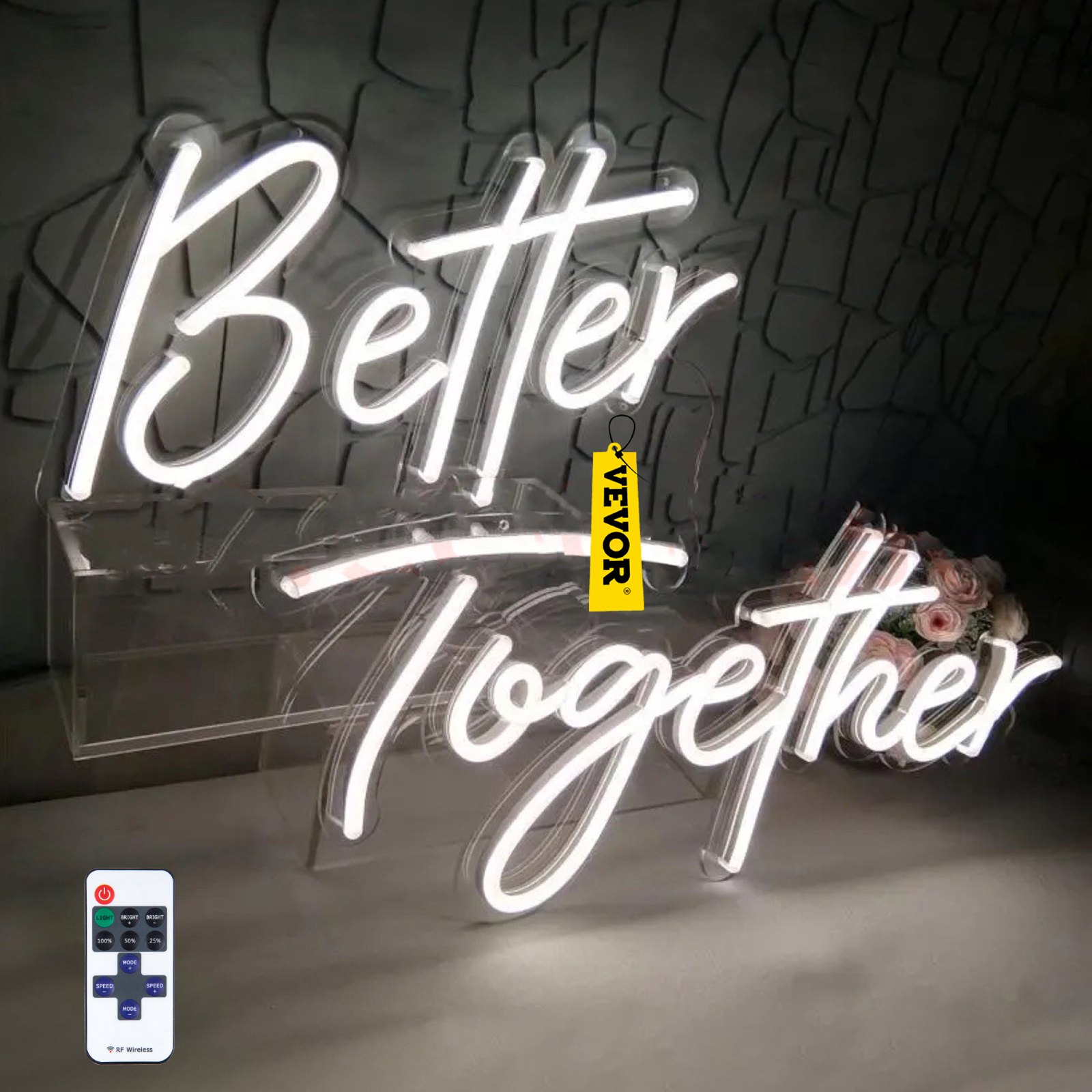 Neon Dekoracyjny Napis LED Better Together - obrazek 7