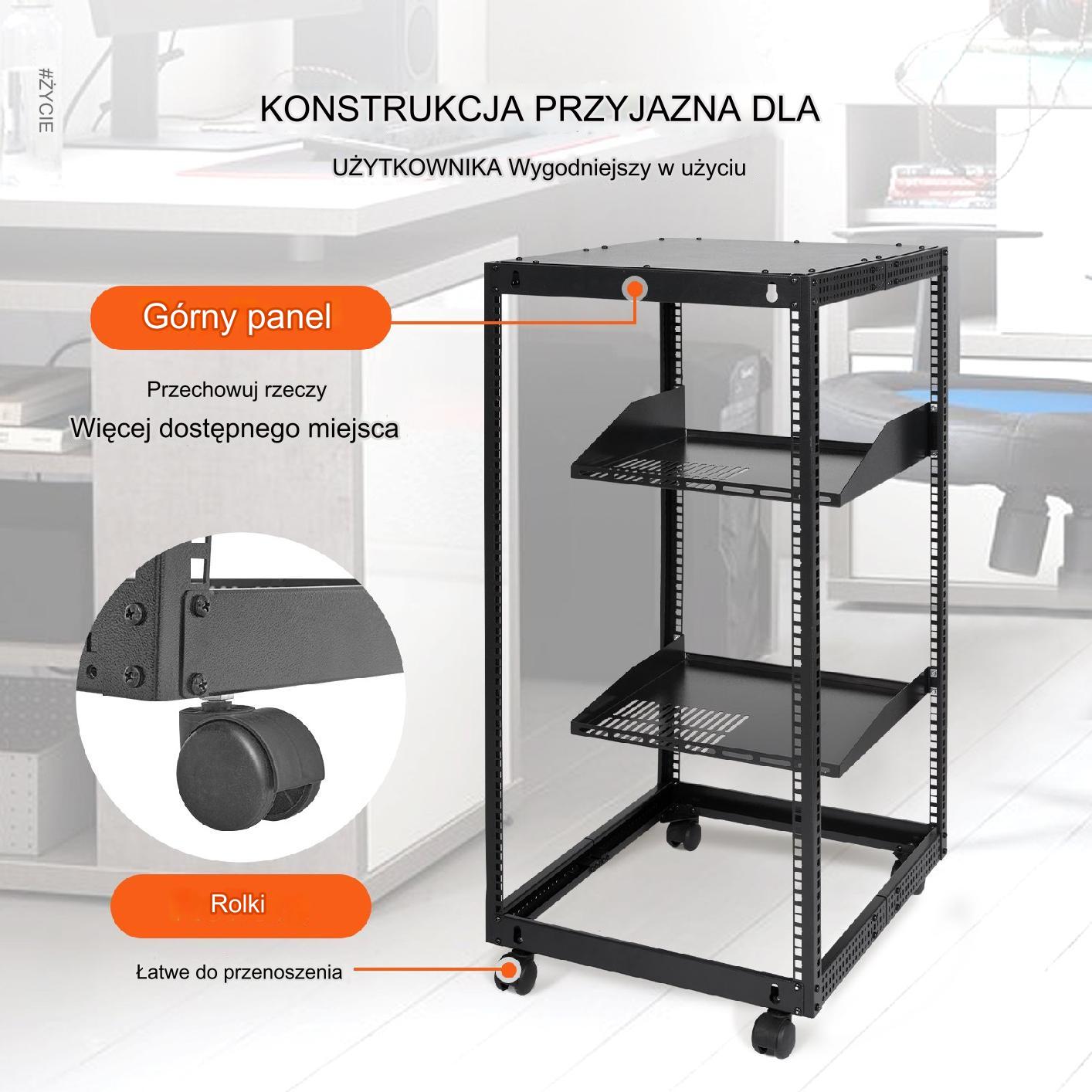 Szafa serwerowa regał serwerowy 98 cm - obrazek 5