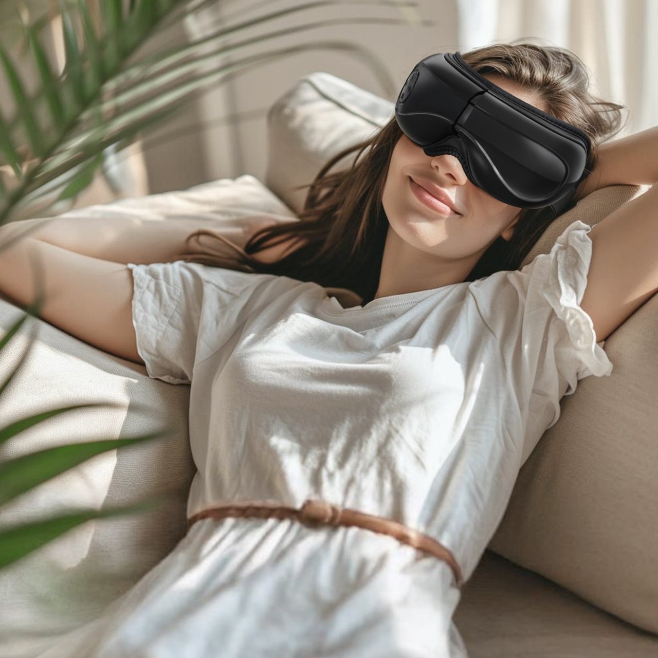 Masażer do oczu podgrzewany składany z muzyką Bluetooth - obrazek 7