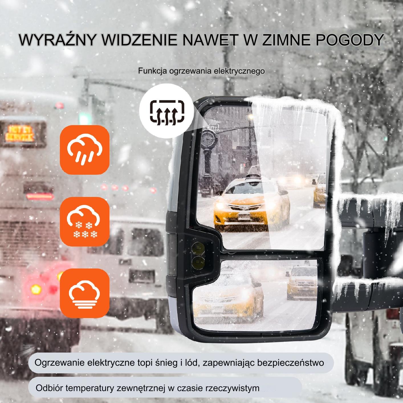Podgrzewane Lusterka Holownicze do Chevrolet Silverado (2007-2014) - obrazek 5