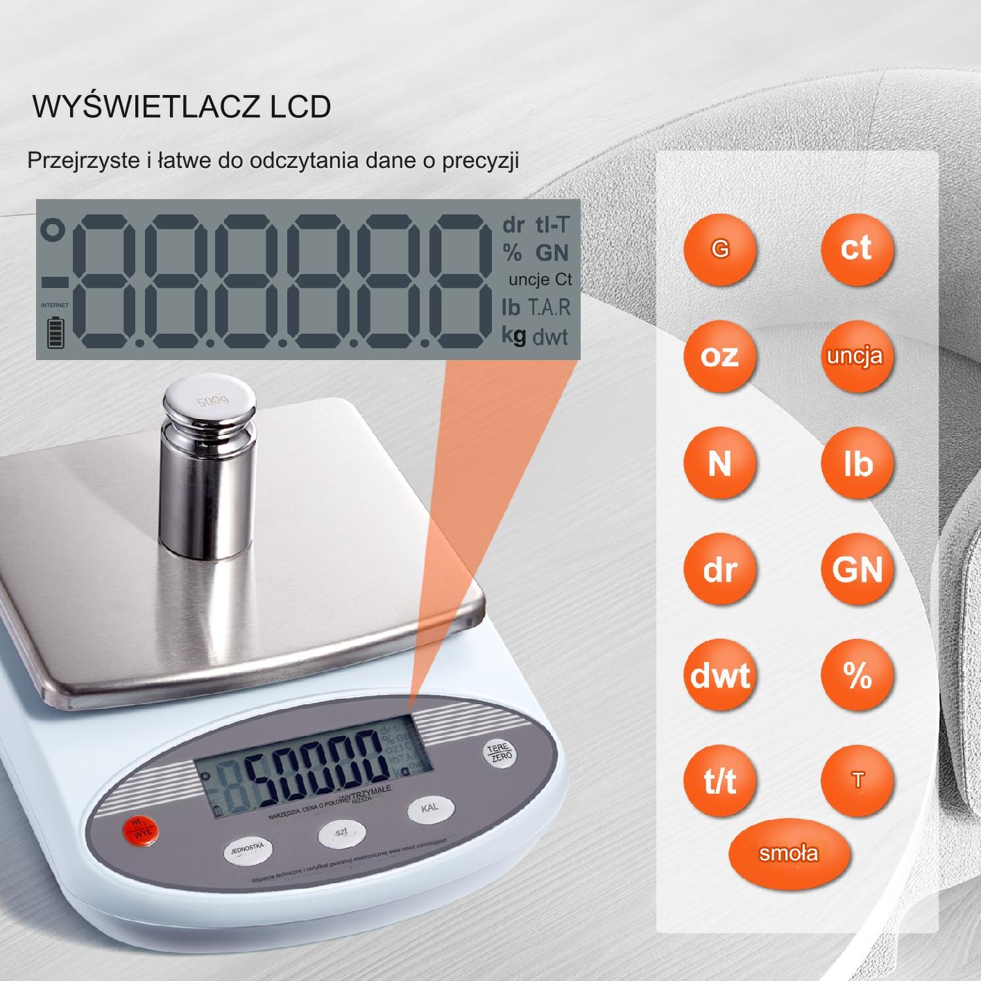 Laboratoryjna waga analityczna 2000g/0,1g - obrazek 5