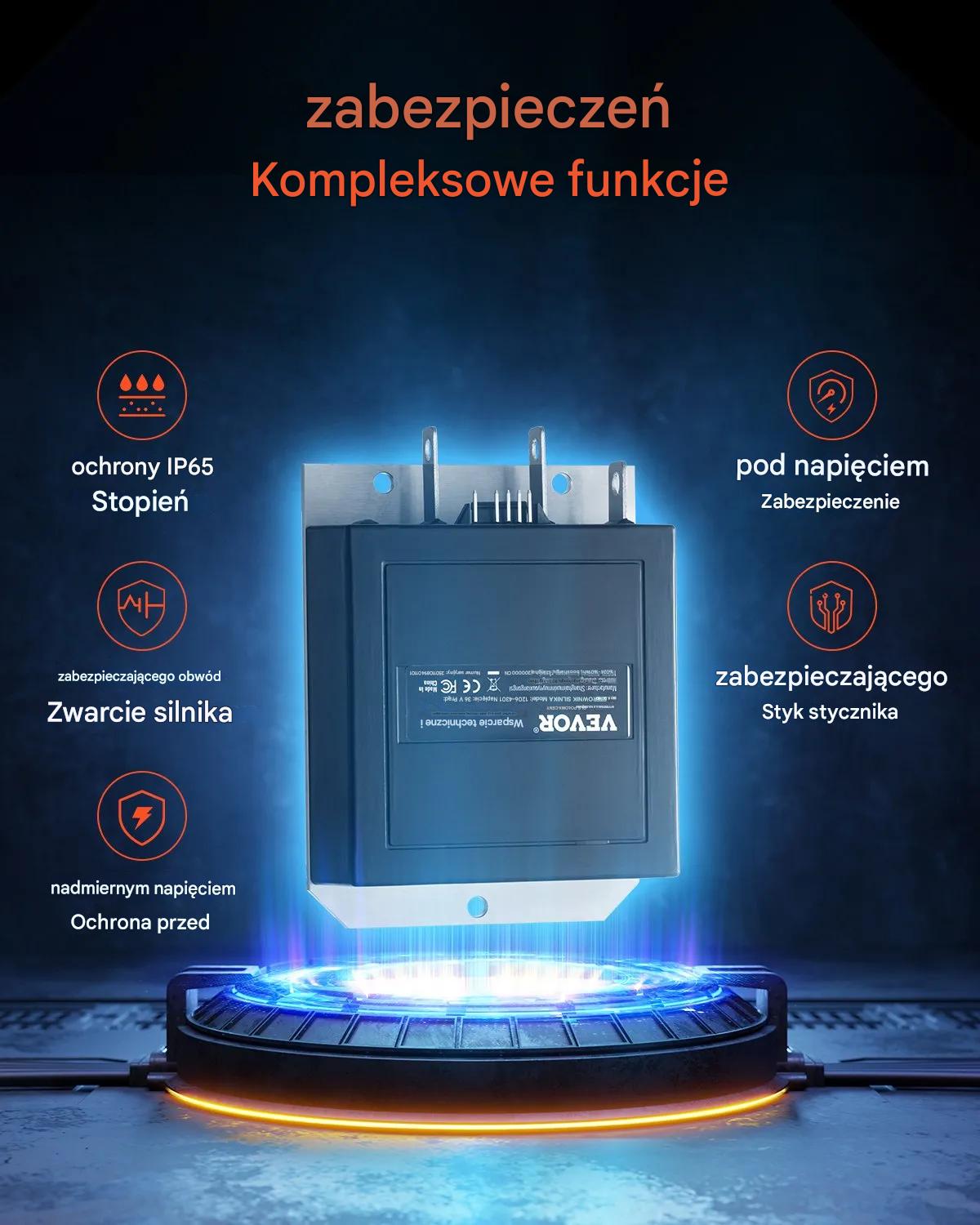 Kontroler regulator prędkości do wózka golfowego 36V 350A do EZGO - obrazek 4