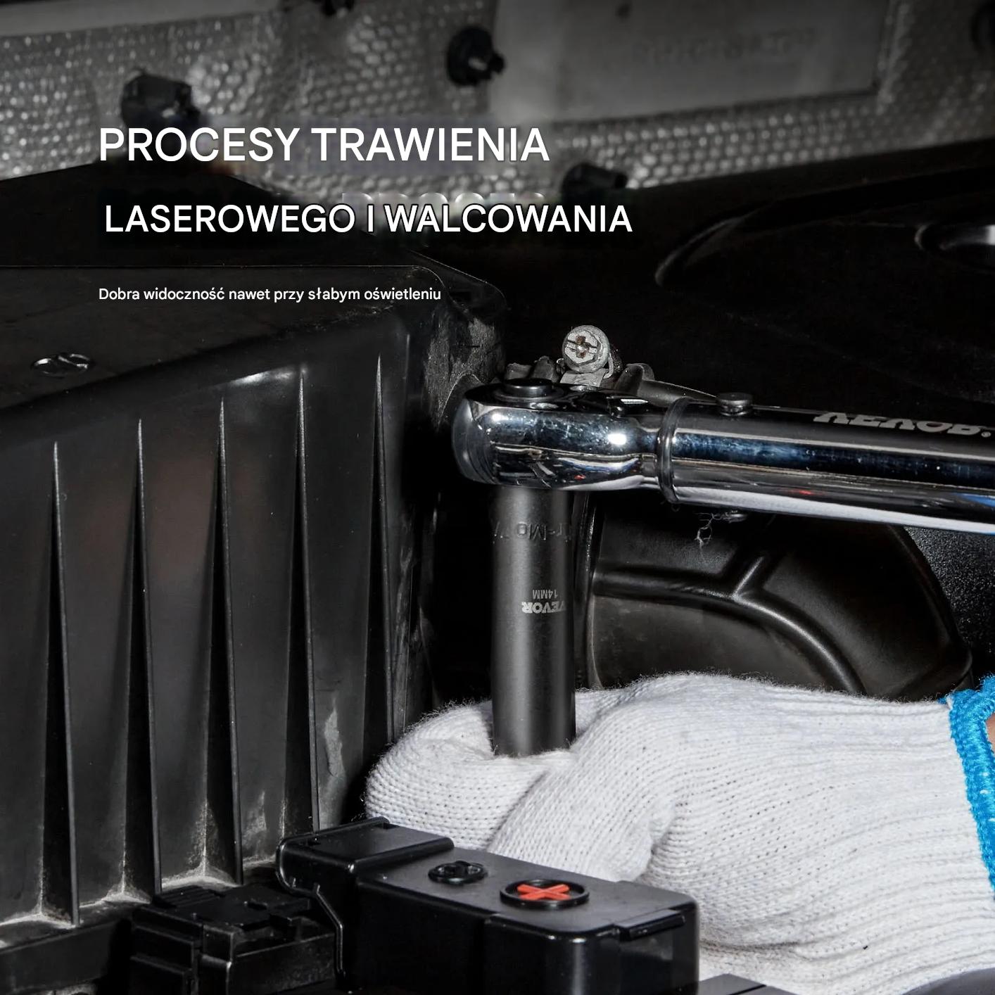 Zestaw nasadek udarowych 3/8" 48 el. SAE/metric 6-kąt z adapterami - obrazek 6