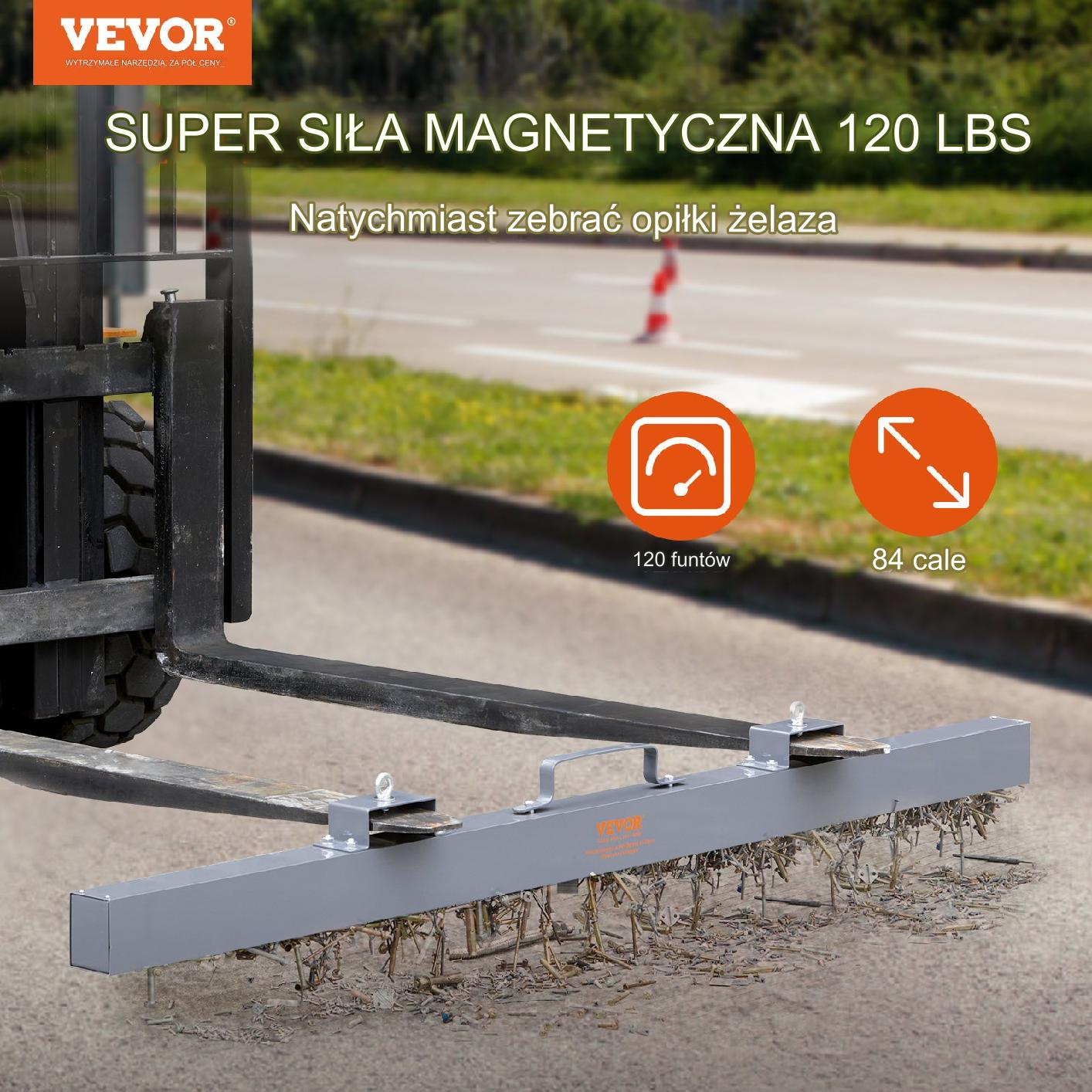 MIOTŁA MAGNETYCZNA ZAMIATARKA OPIŁKÓW WIÓRÓW 213 cm - obrazek 7