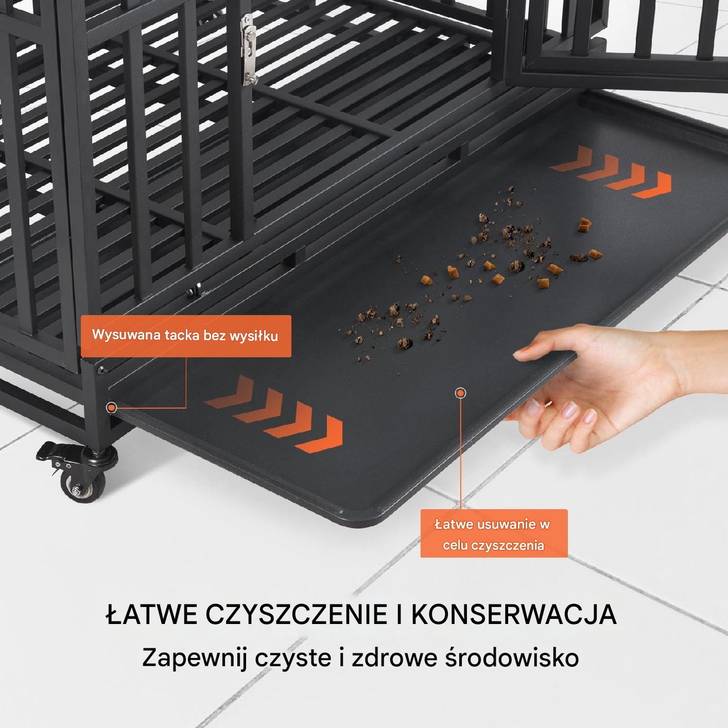 Klatka dla Psa 1070×770×940 mm - obrazek 6