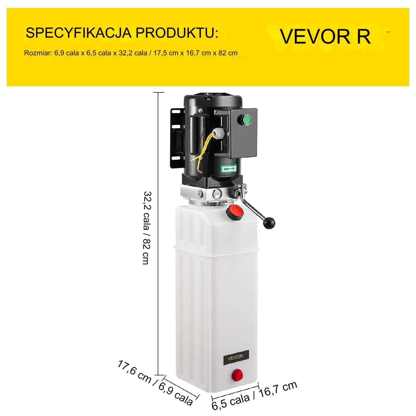 Agregat hydrauliczny do podnośnika samochodowego 3 kW 220 V 190 bar 14 L - obrazek 2