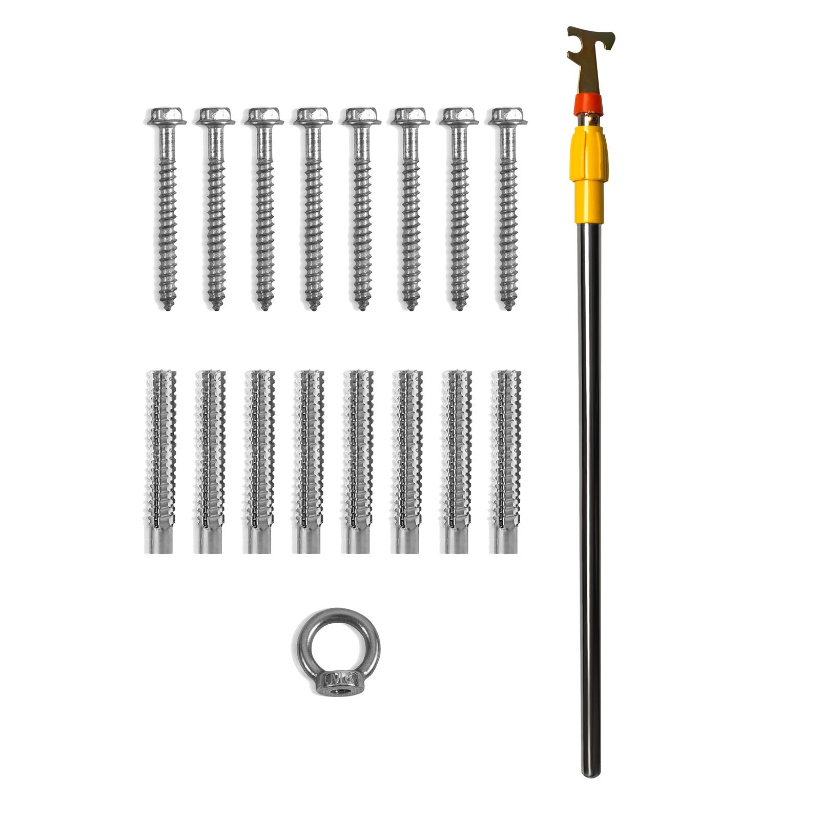 Drabinka Strychowa Teleskopowa Schody 100x60cm Udźwig 159kg - obrazek 6