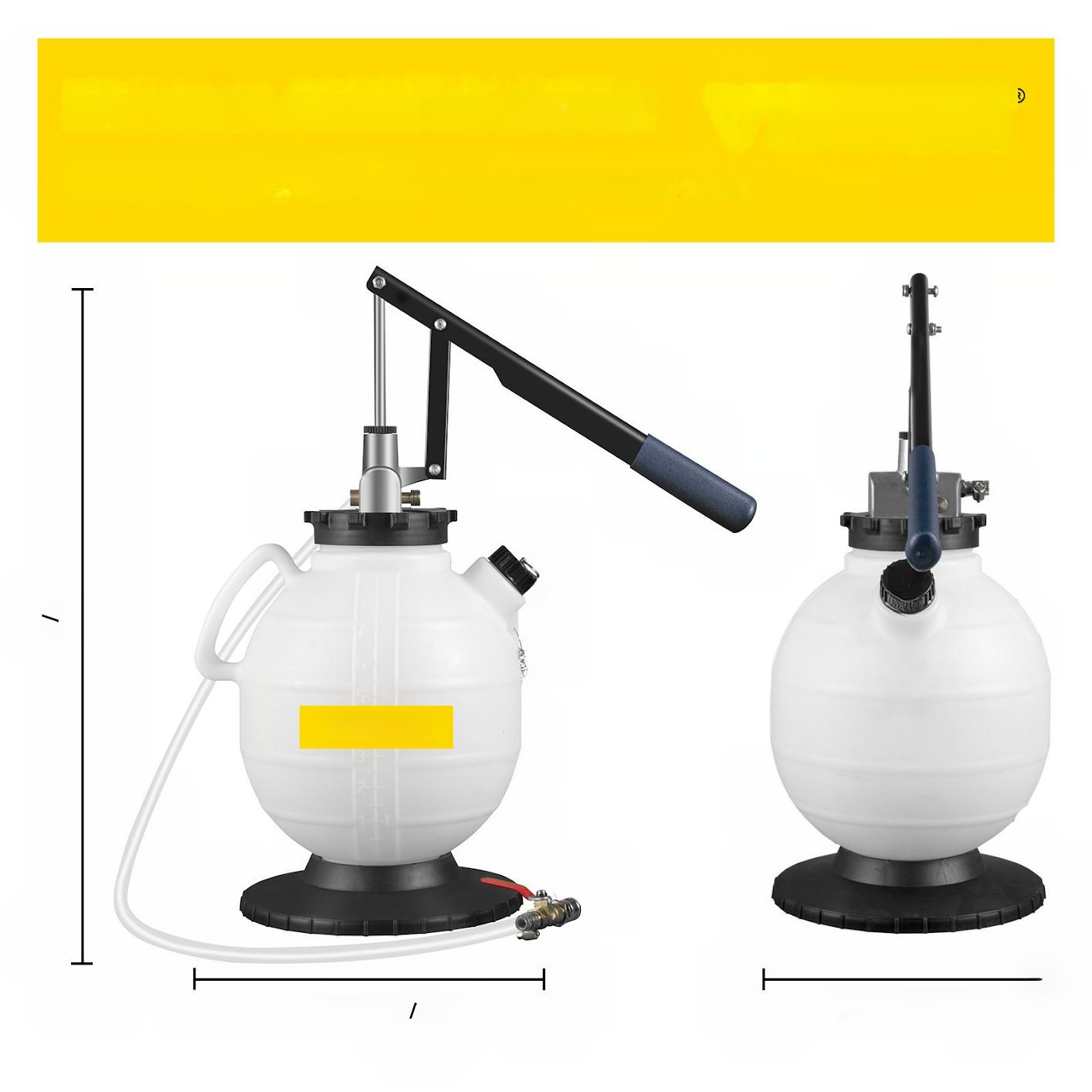 Pompa do wymiany oleju 7,5L manualna z adapterami ATF do skrzyni biegów - obrazek 4