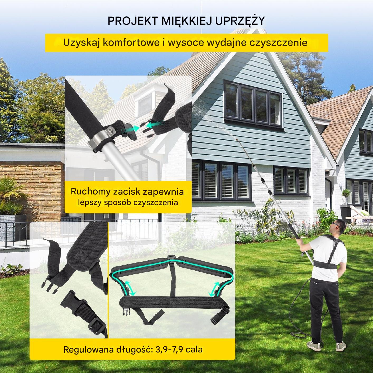 Lanca dysza płaska do myjki 5,4 m - obrazek 7