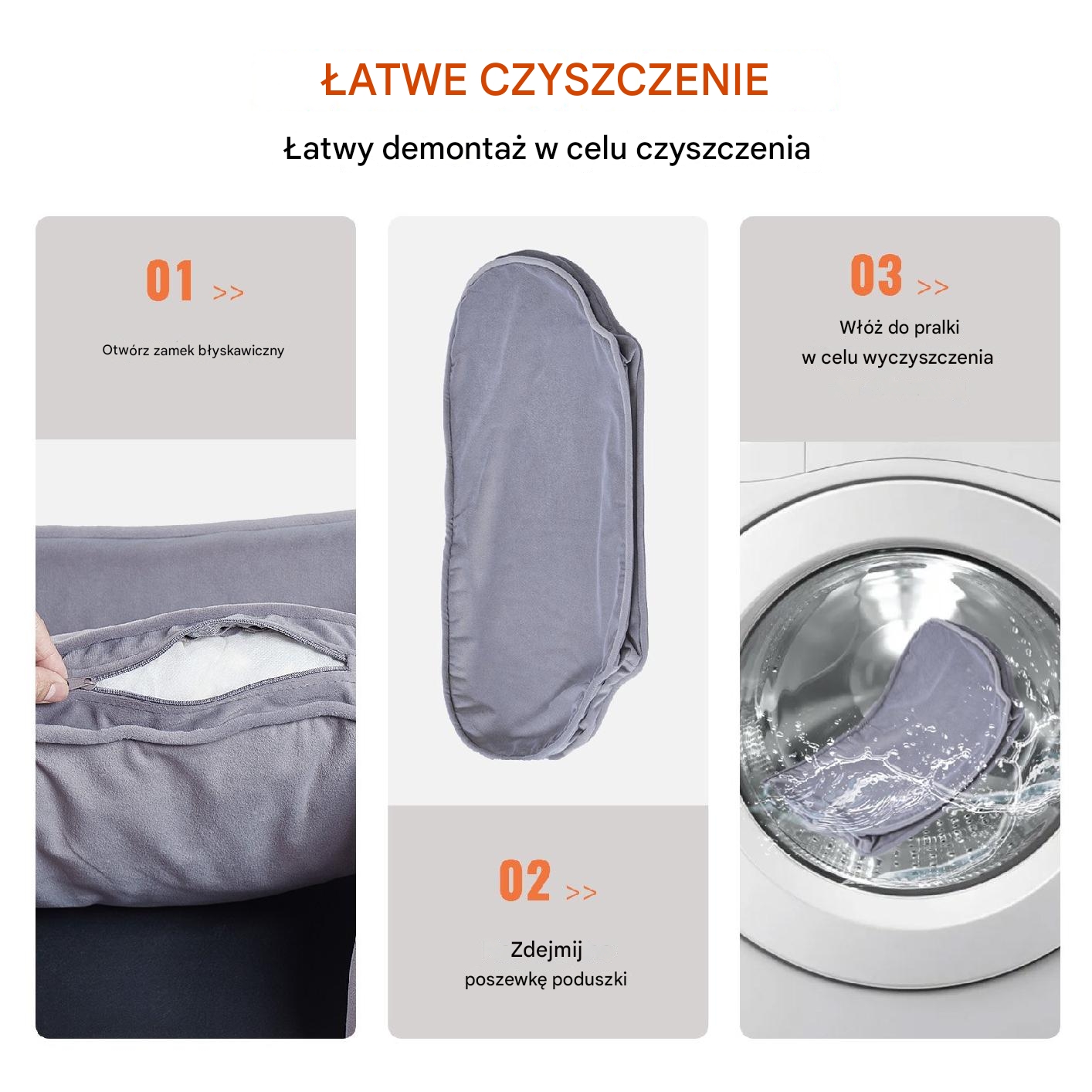 Sofa Kanapa dla Psów i Kotów Szara - obrazek 7
