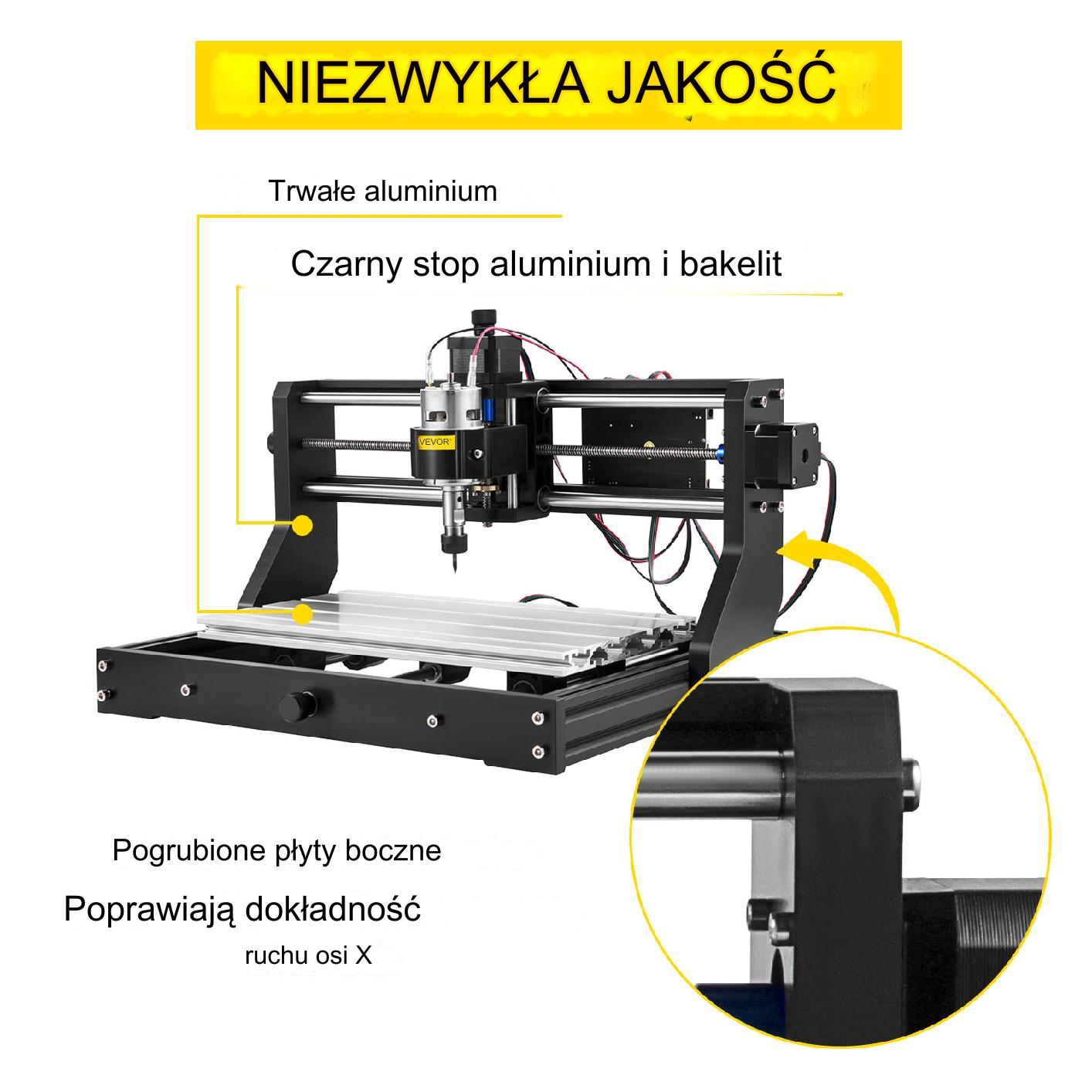 Grawer laserowy maszyna tnąca laserem 2500MW 300×180×40mm - obrazek 2