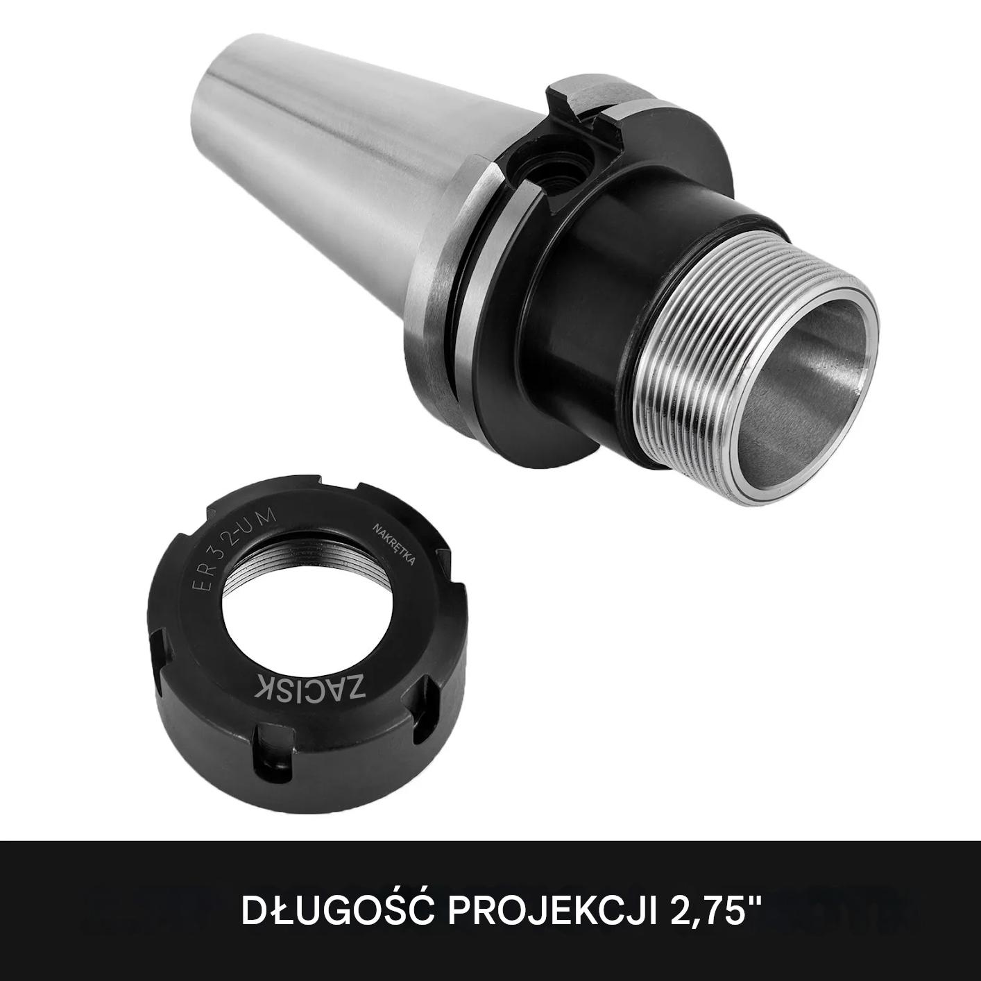 Uchwyt frezarski CAT40 ER32 zestaw 5 tulei – do tokarki i CNC grawerowania - obrazek 4