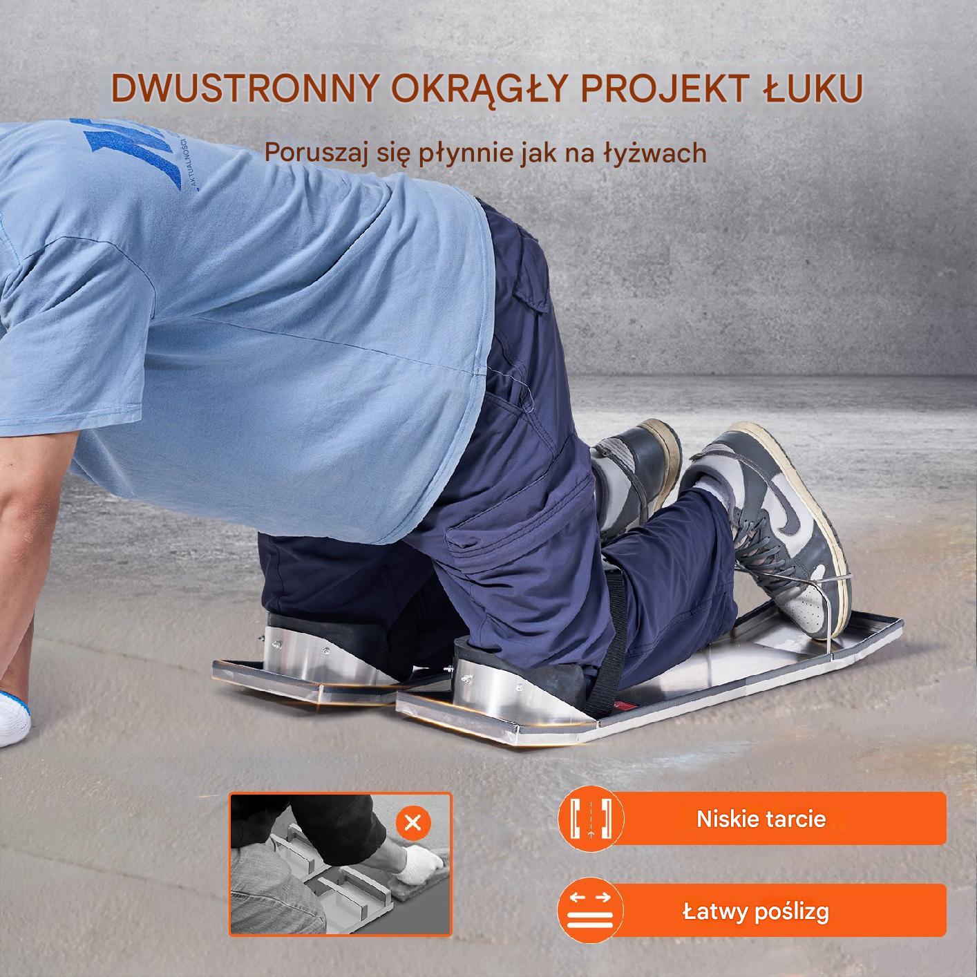 Stalowe Płyty do Betonu z Nakolannikami i Paskami Mocującymi 750 x 200 mm - obrazek 6
