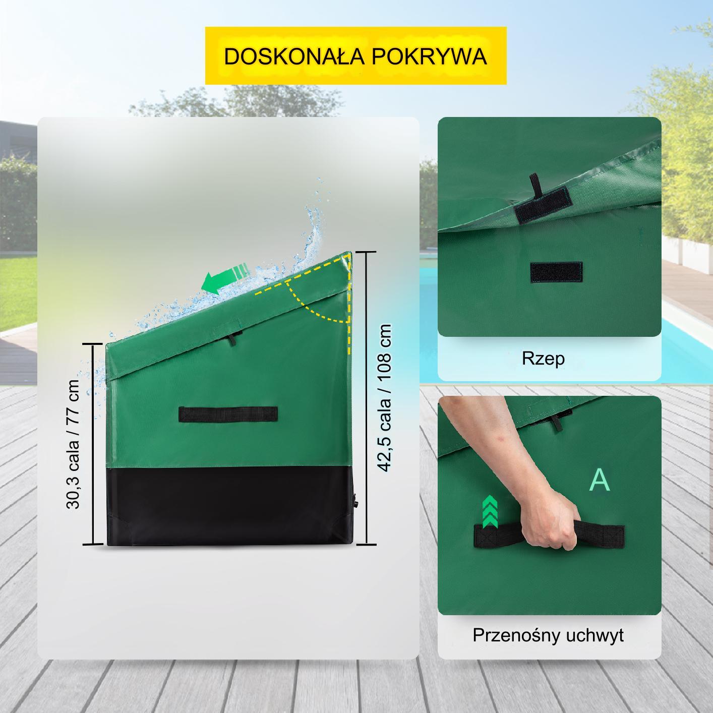Skrzynia ogrodowa balkonowa kufer schowek balkonowy 871 L - obrazek 5