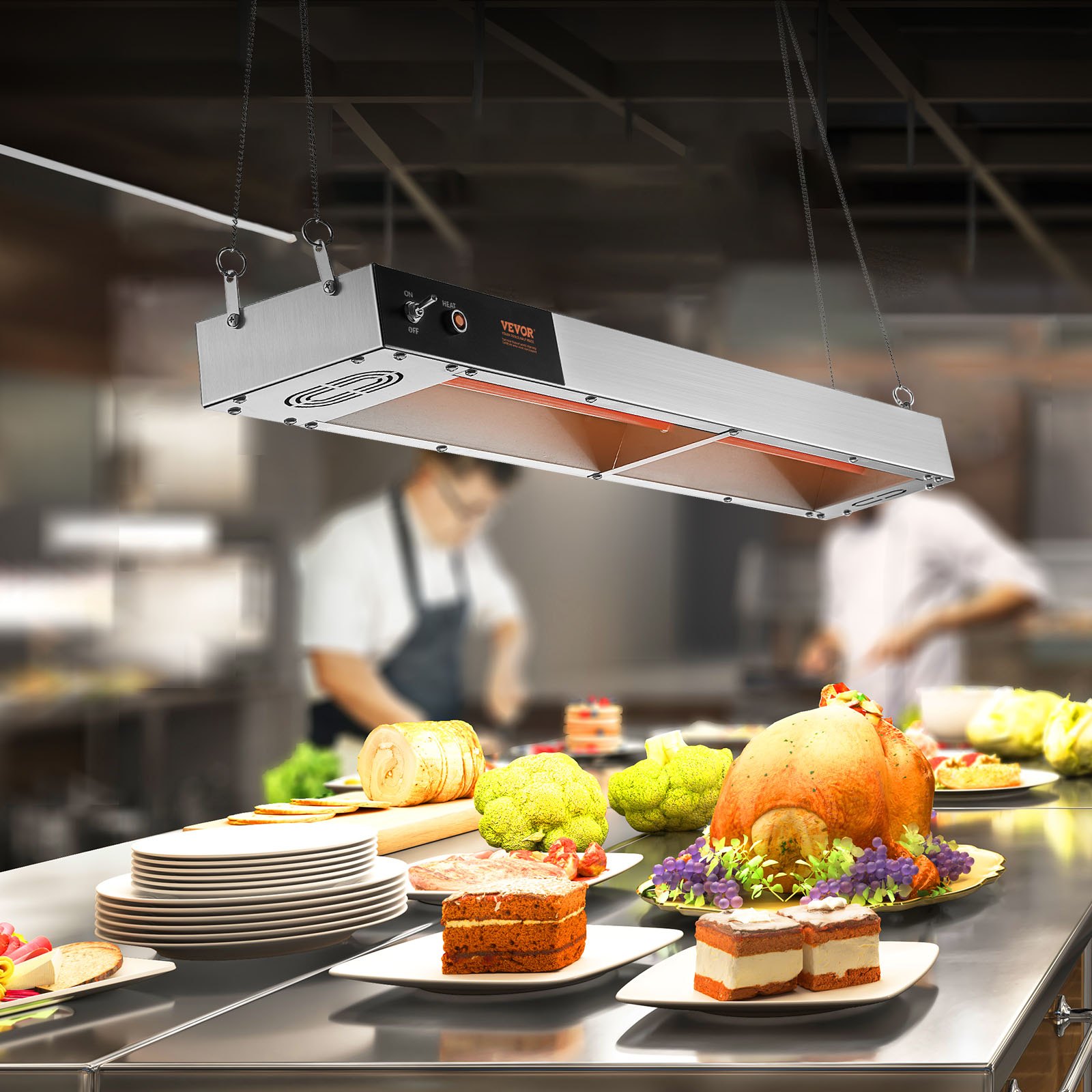 Lampa do podgrzewania żywności gastronomiczna 850W 91.5cm - obrazek 8