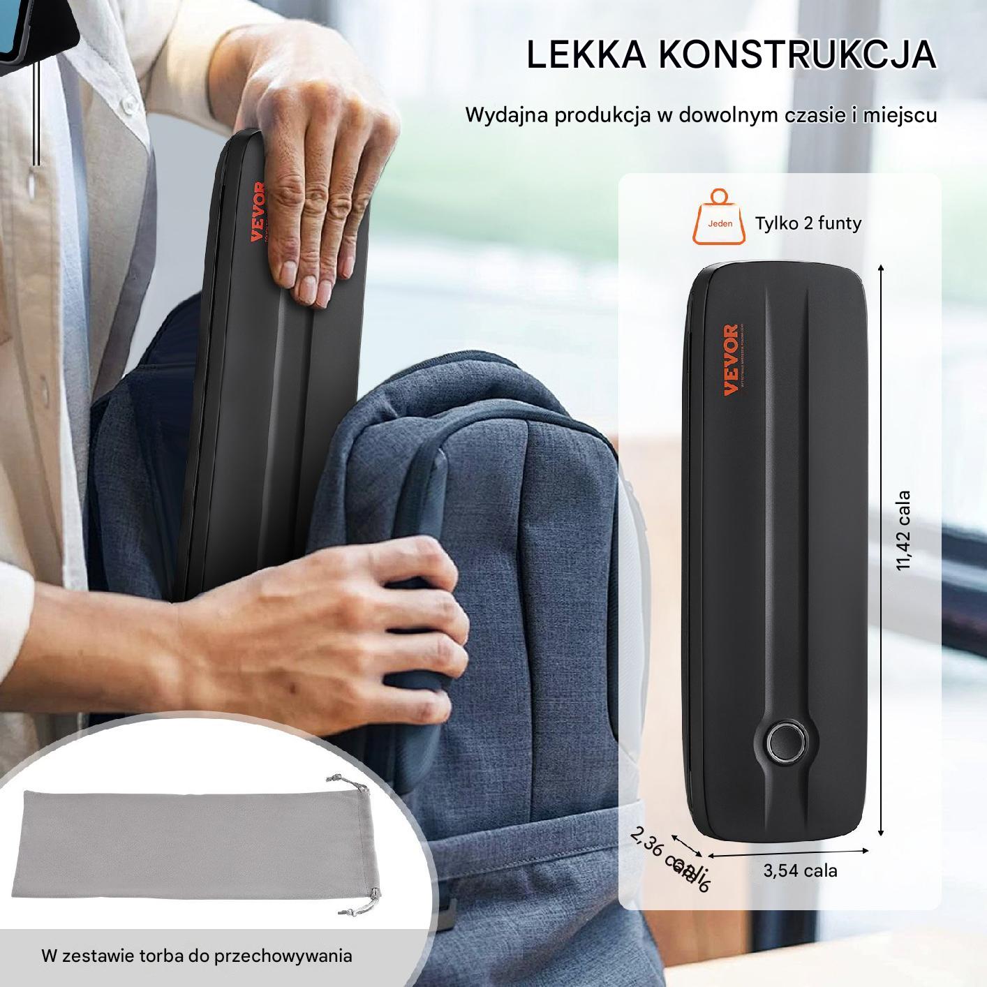 Przenośna termiczna drukarka 2600 mAh Bluetooth + USB - obrazek 5