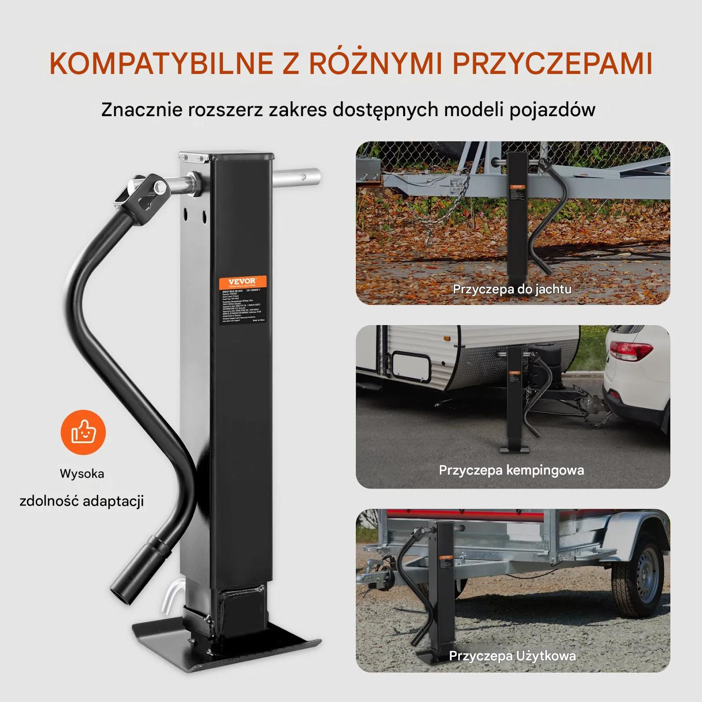 Stopa podpora podkładka do przyczepy kempingowej kampera do 5443 kg - obrazek 7