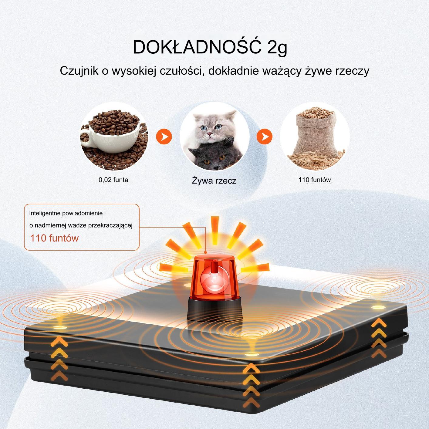 Waga elektroniczna pocztowa sklepowa towarowa magazynowa 10 g–50 kg - obrazek 3