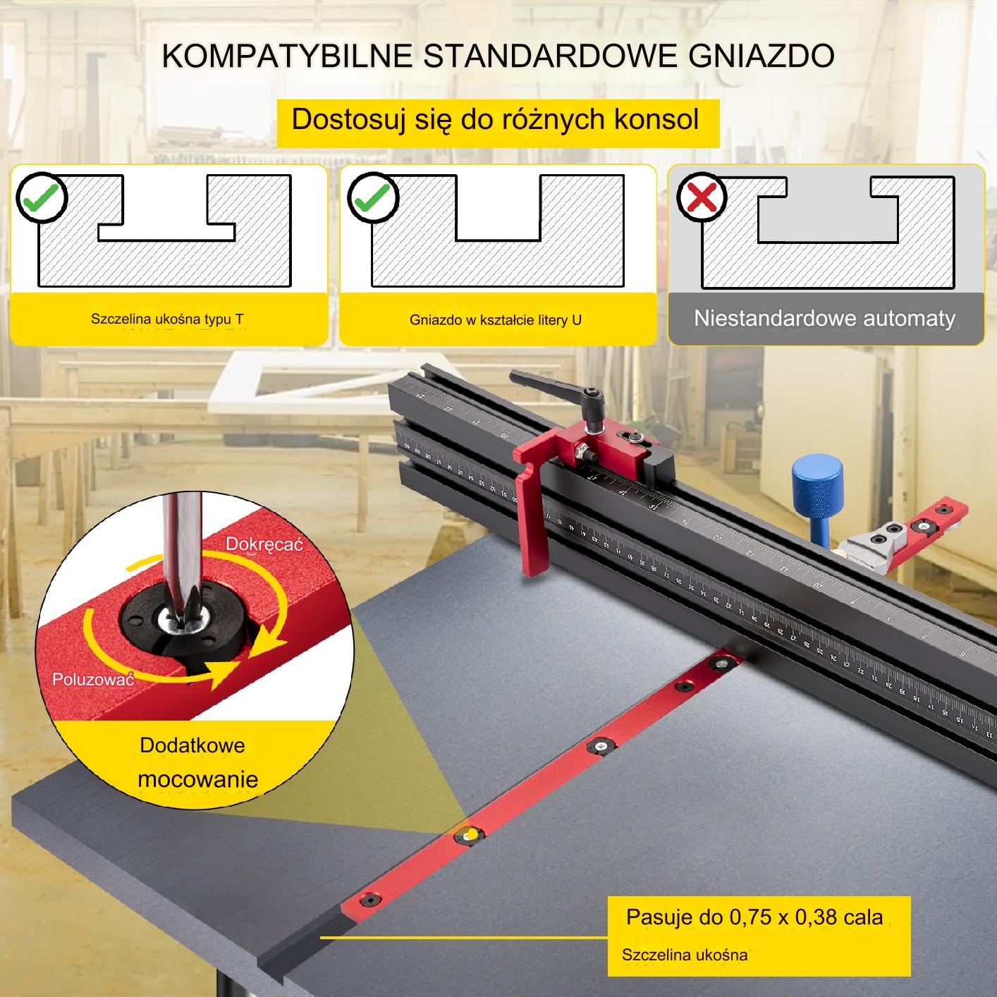 Prowadnica przykładnica kątowa 450 mm - obrazek 4