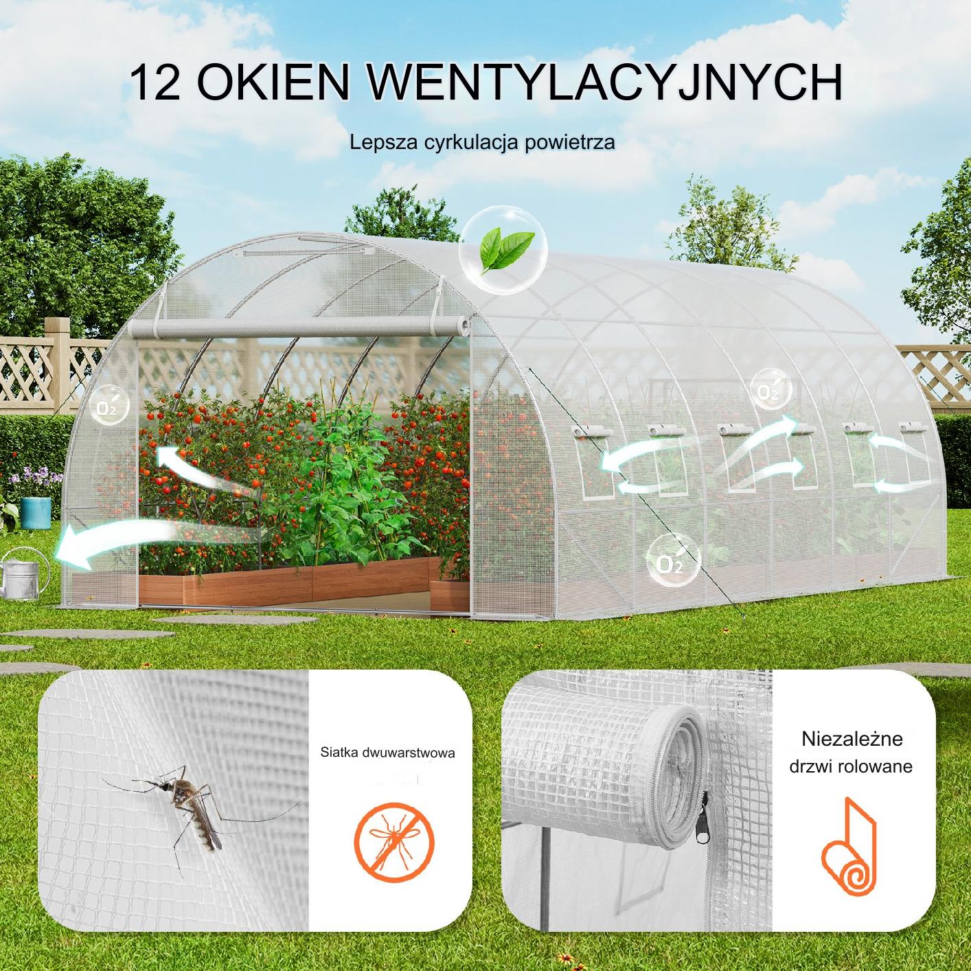 Szklarnia Tunelowa 3x6x2 m - obrazek 6