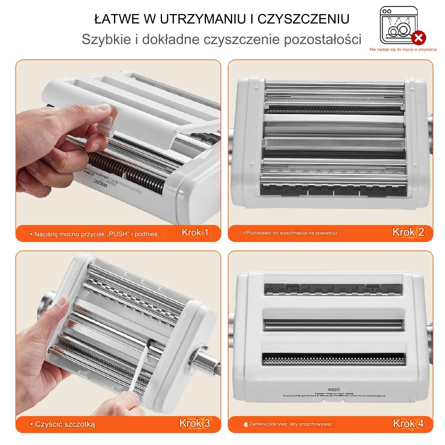 Maszynka do Makaronu Ciasta Pierogów Lasagne Ravioli - obrazek 6