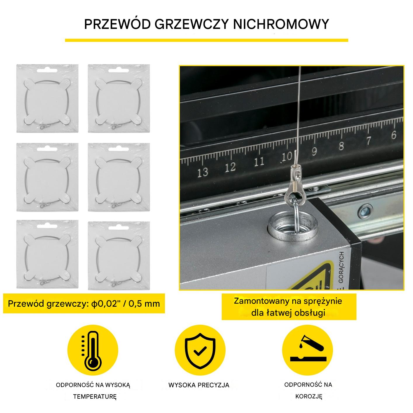 Gilotyna maszyna urządzenie przecinarka do cięcia styropianu 122 cm - obrazek 2