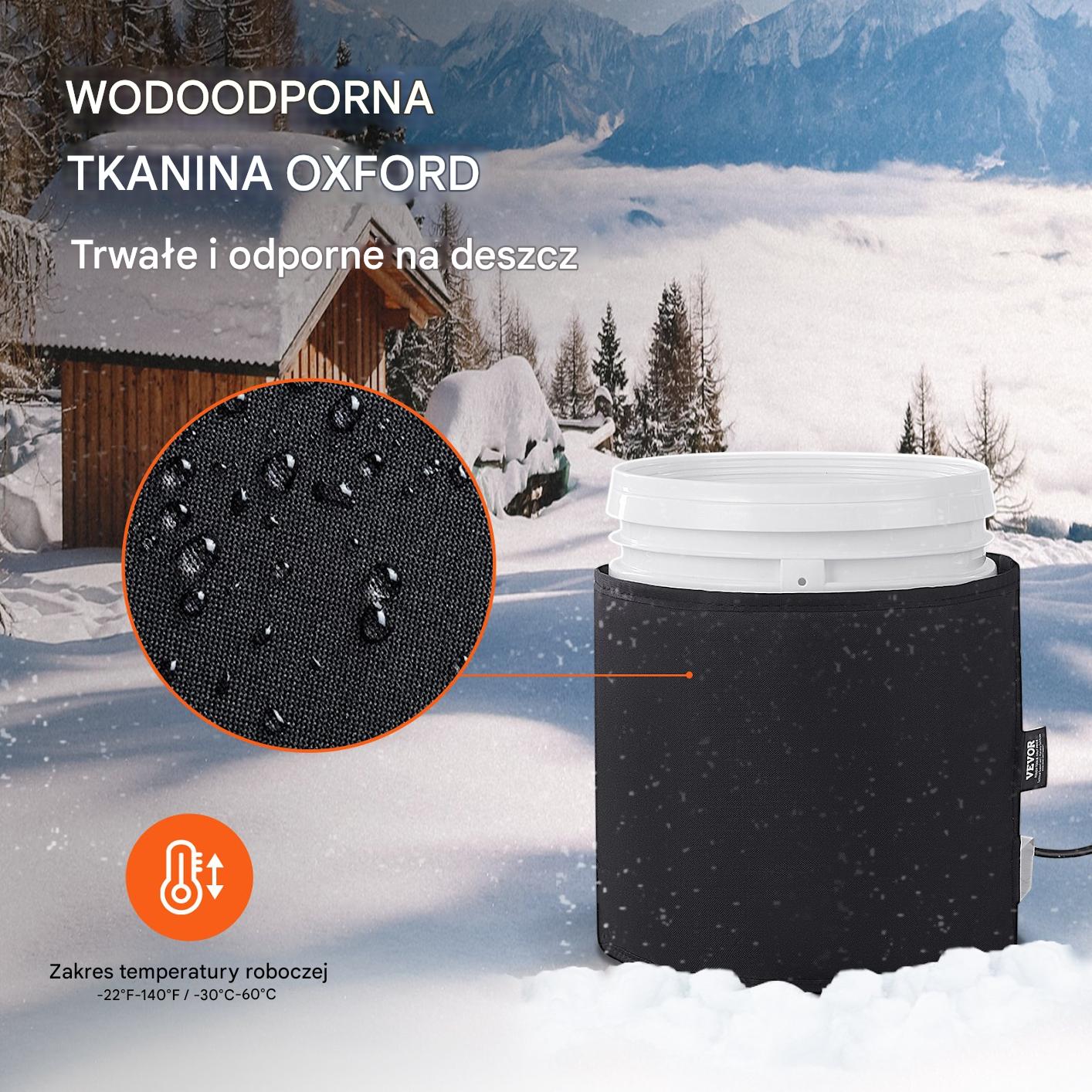 Ogrzewacz do beczki 19 l 250W z termostatem 0–63°C pas grzewczy - obrazek 4