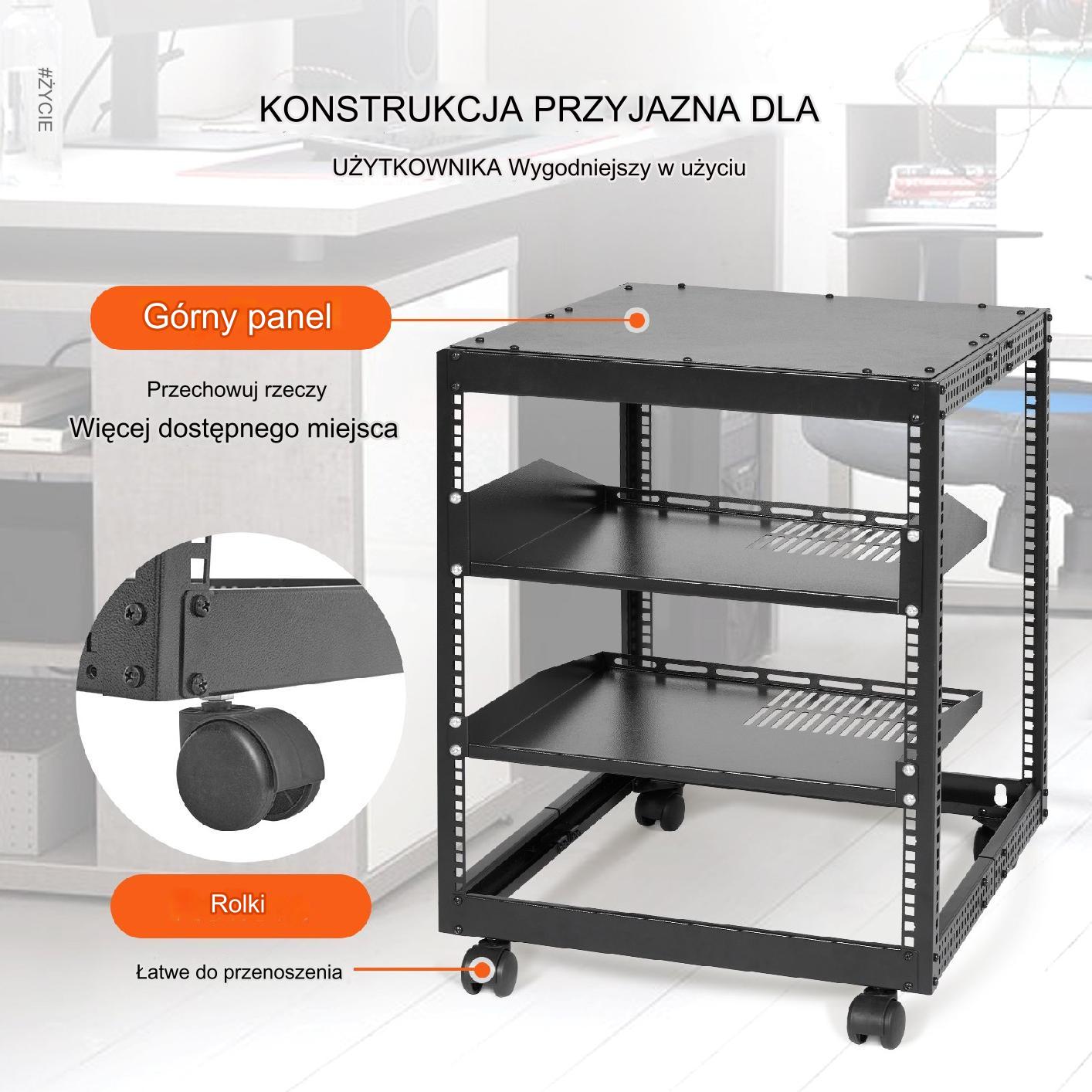 Szafa serwerowa regał serwerowy 63 cm - obrazek 5