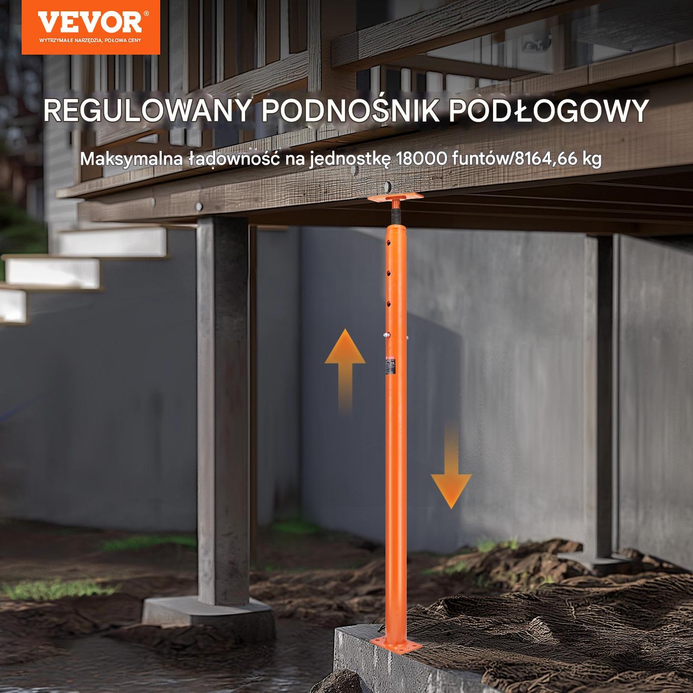 Podpora Stropowa Regulowana 56–100 cm – Udźwig do 8164 kg - obrazek 7