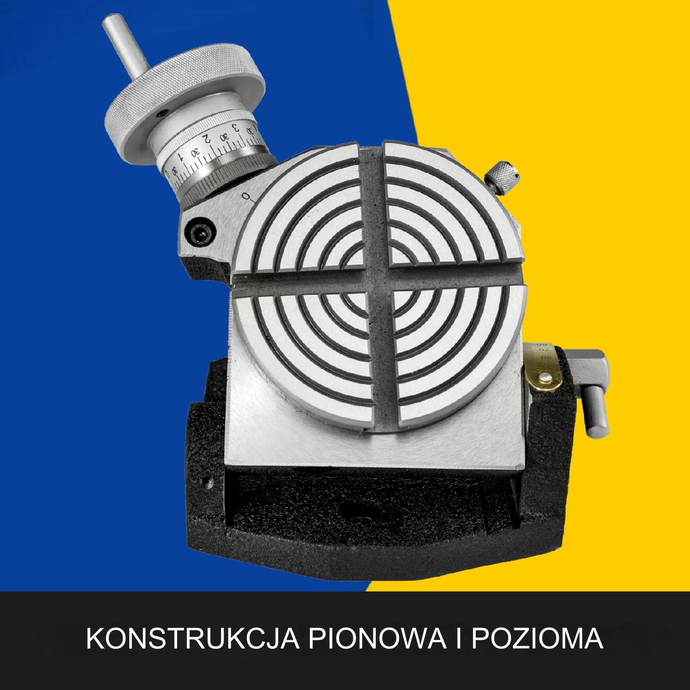 Stół frezarski obrotowy 100 mm - obrazek 5