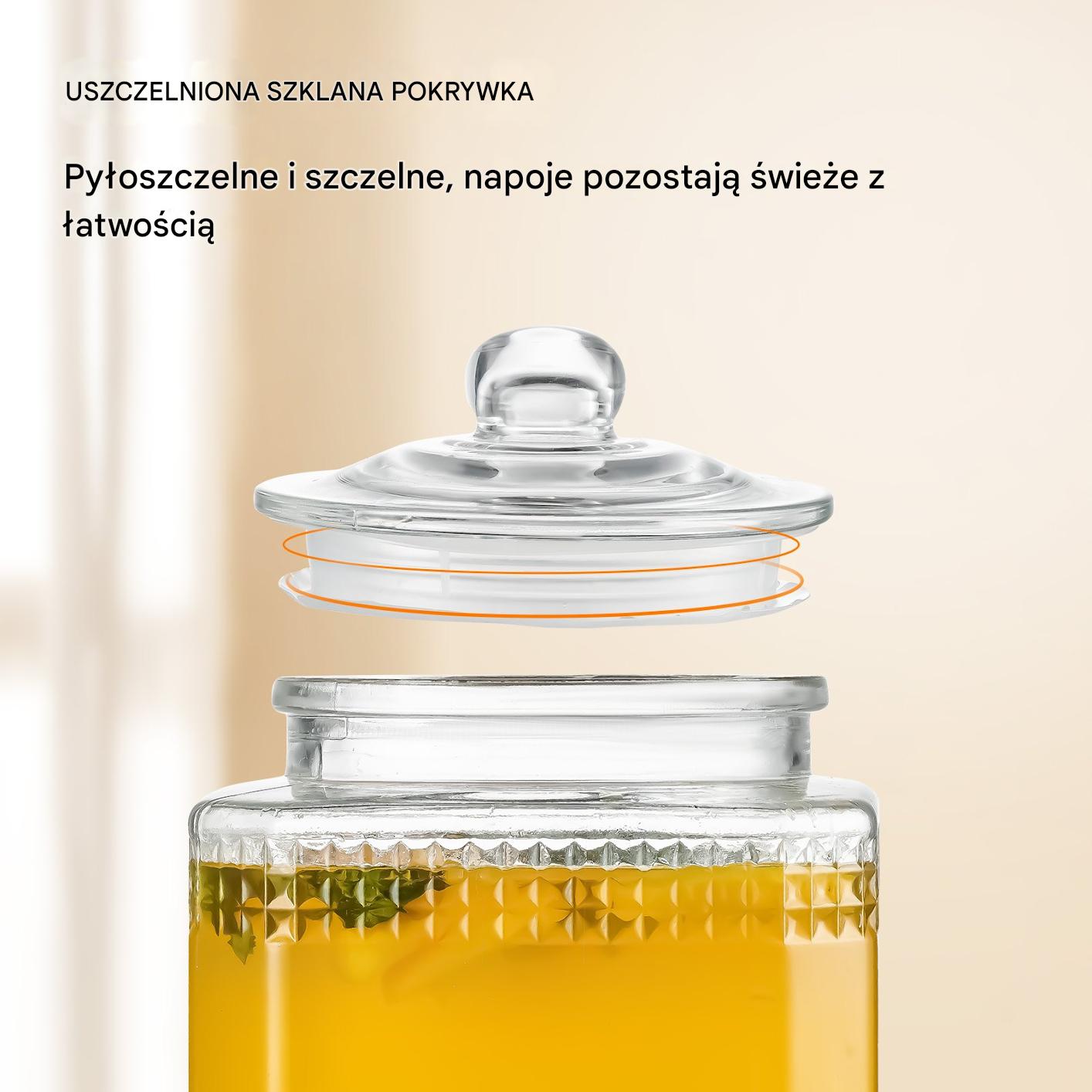 Dyspenser do napojów z kranikiem ze stali nierdzewnej – Pojemność 5,5 L - obrazek 5